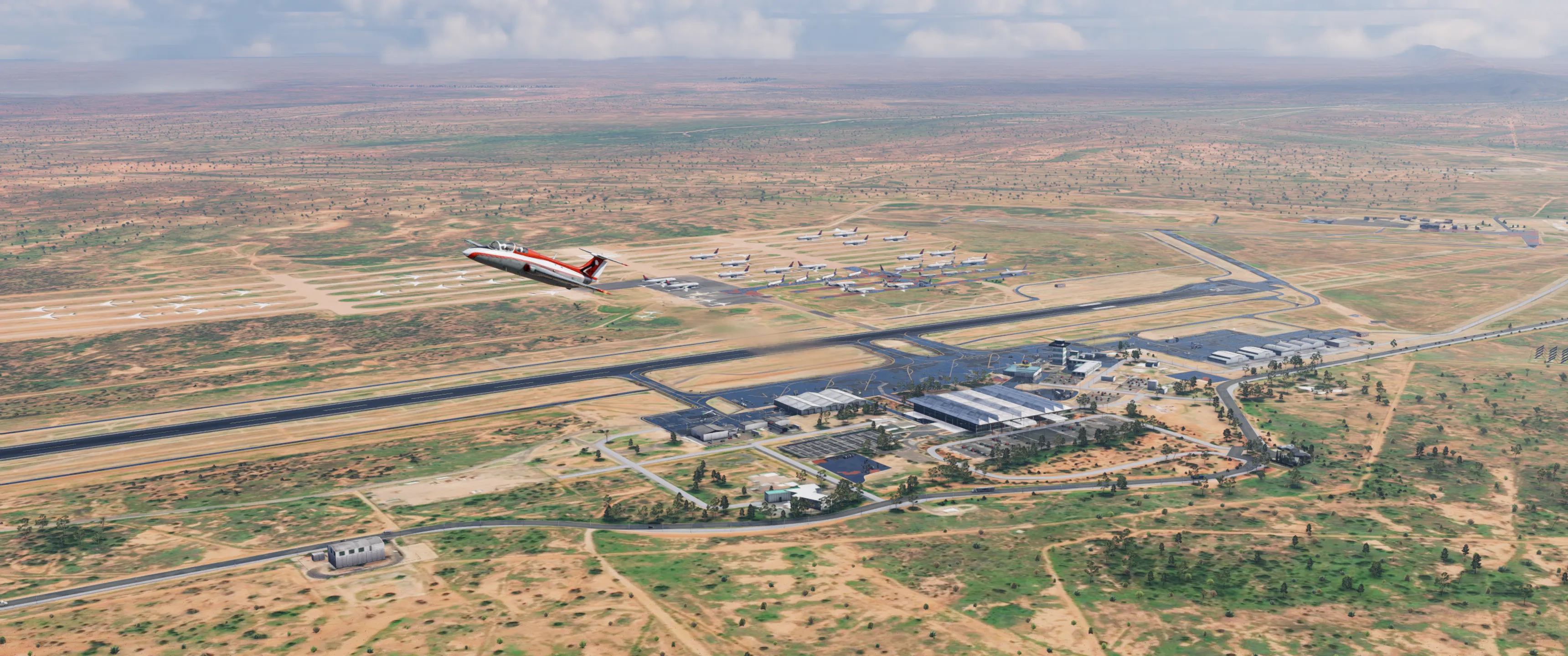 Аэропорт YBAS ( Алис-Спрингс, Австралия )