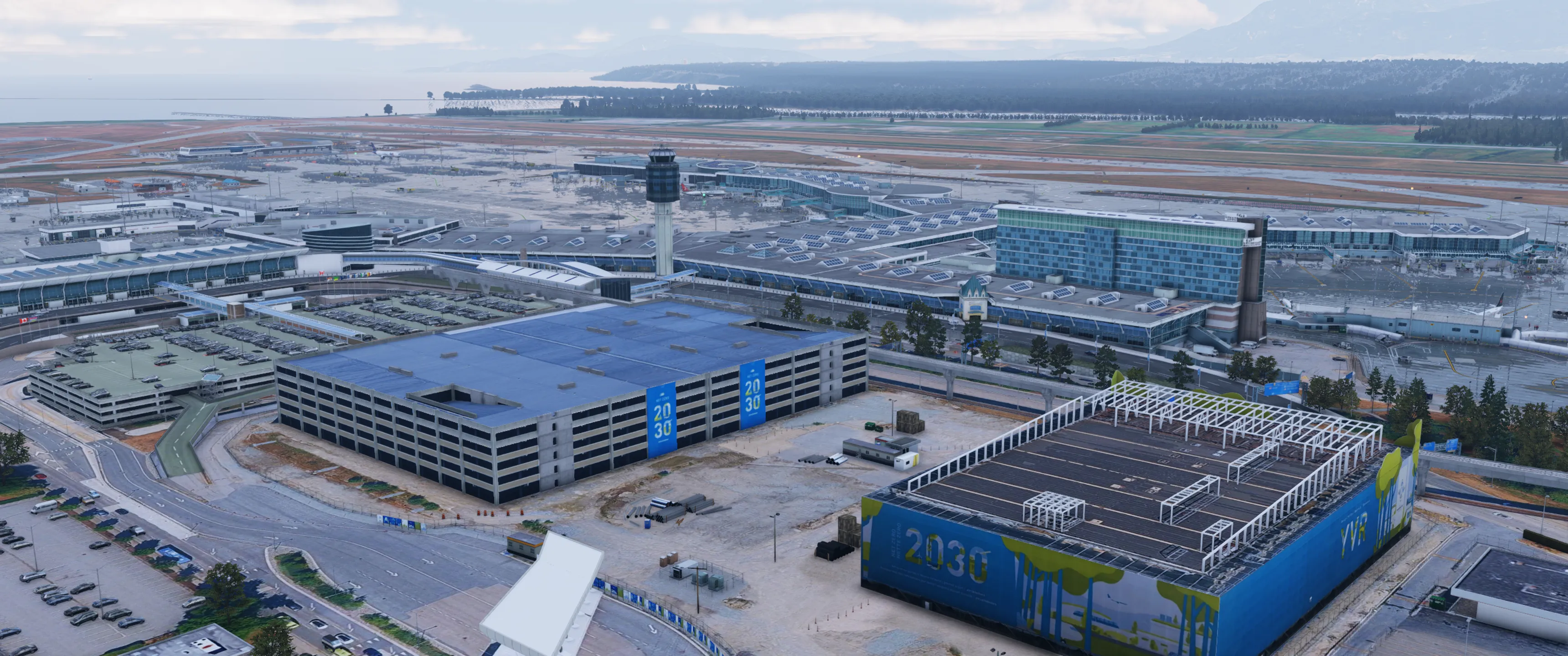 Аэропорт CYVR ( Ванкувер, Канада ) x12