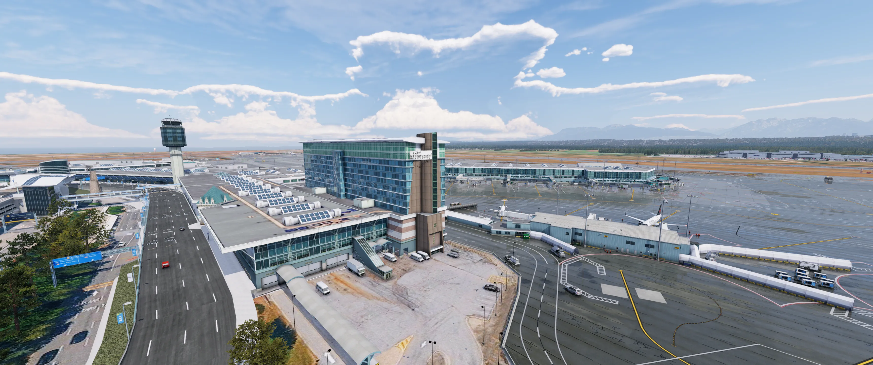 Аэропорт CYVR ( Ванкувер, Канада ) x12