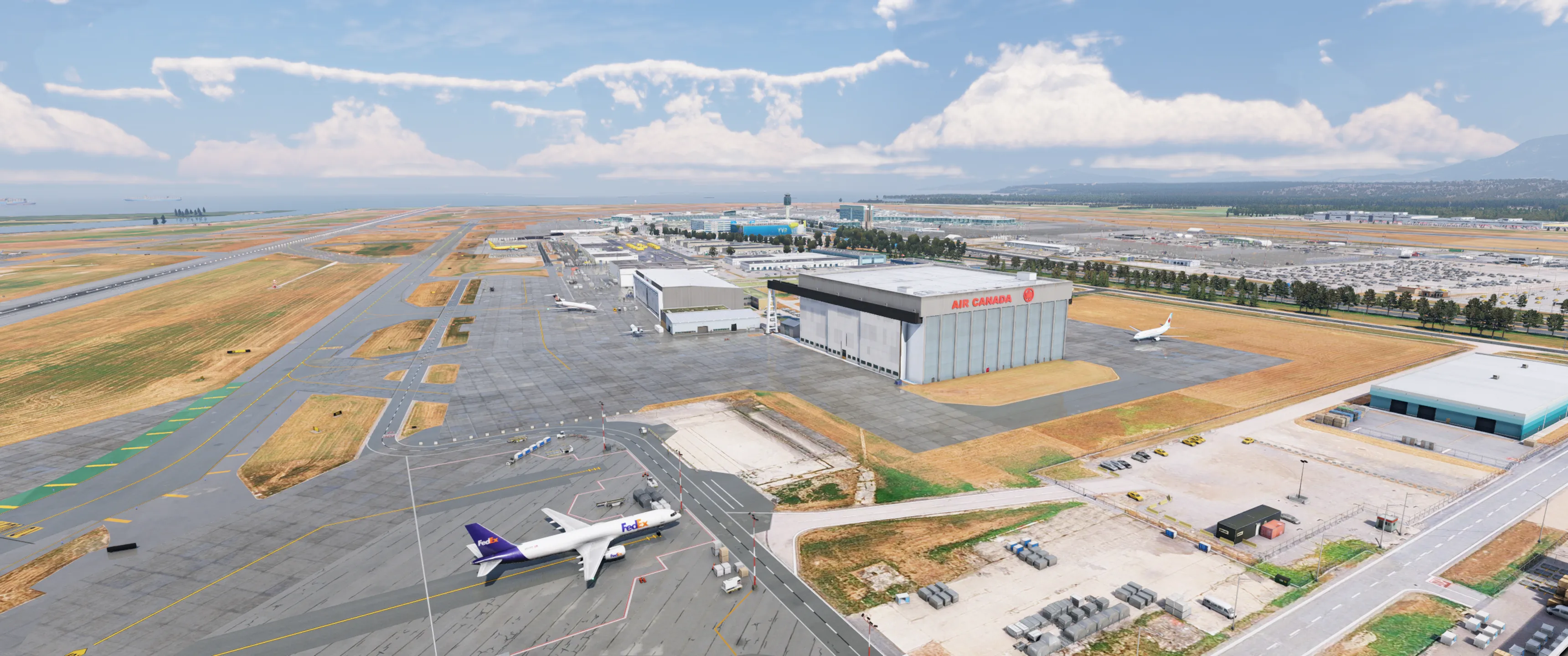 Аэропорт CYVR ( Ванкувер, Канада ) x12