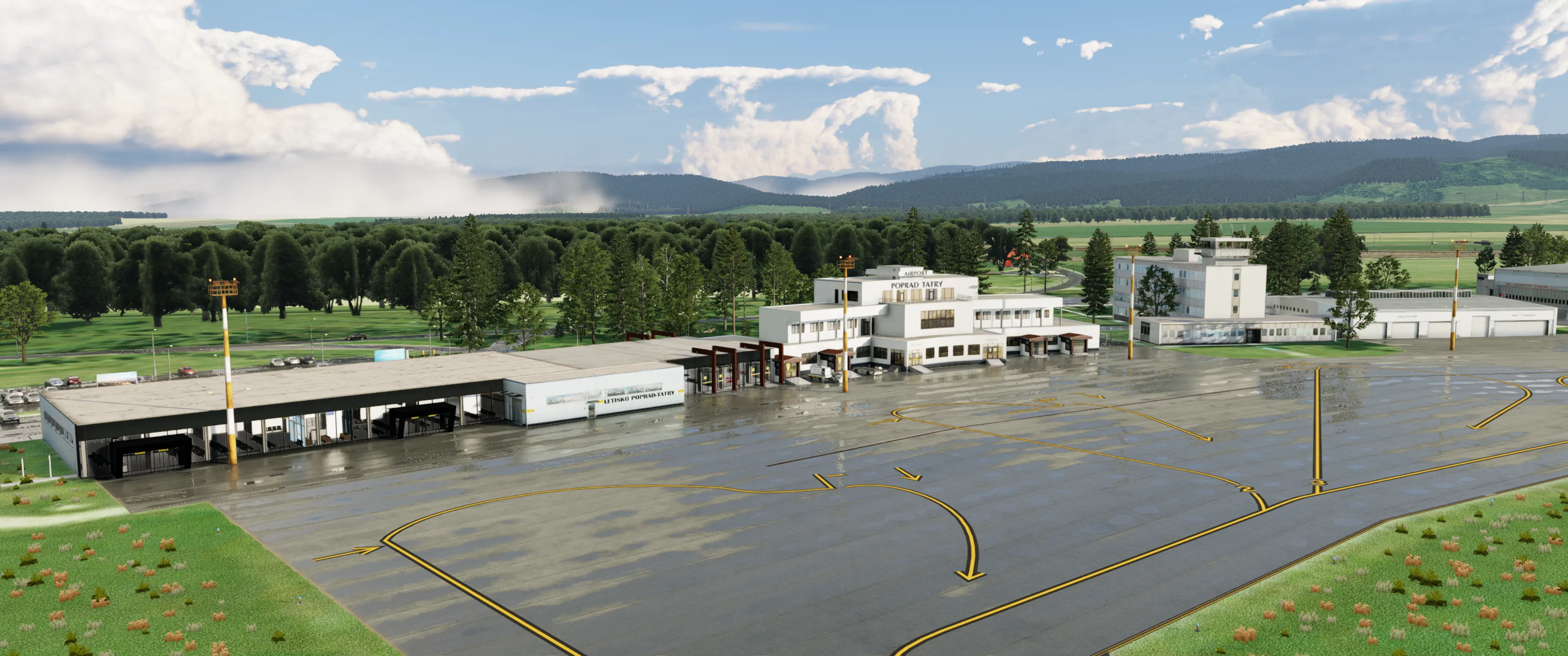 Аэропорт LZTT ( Попрад, Словакия )