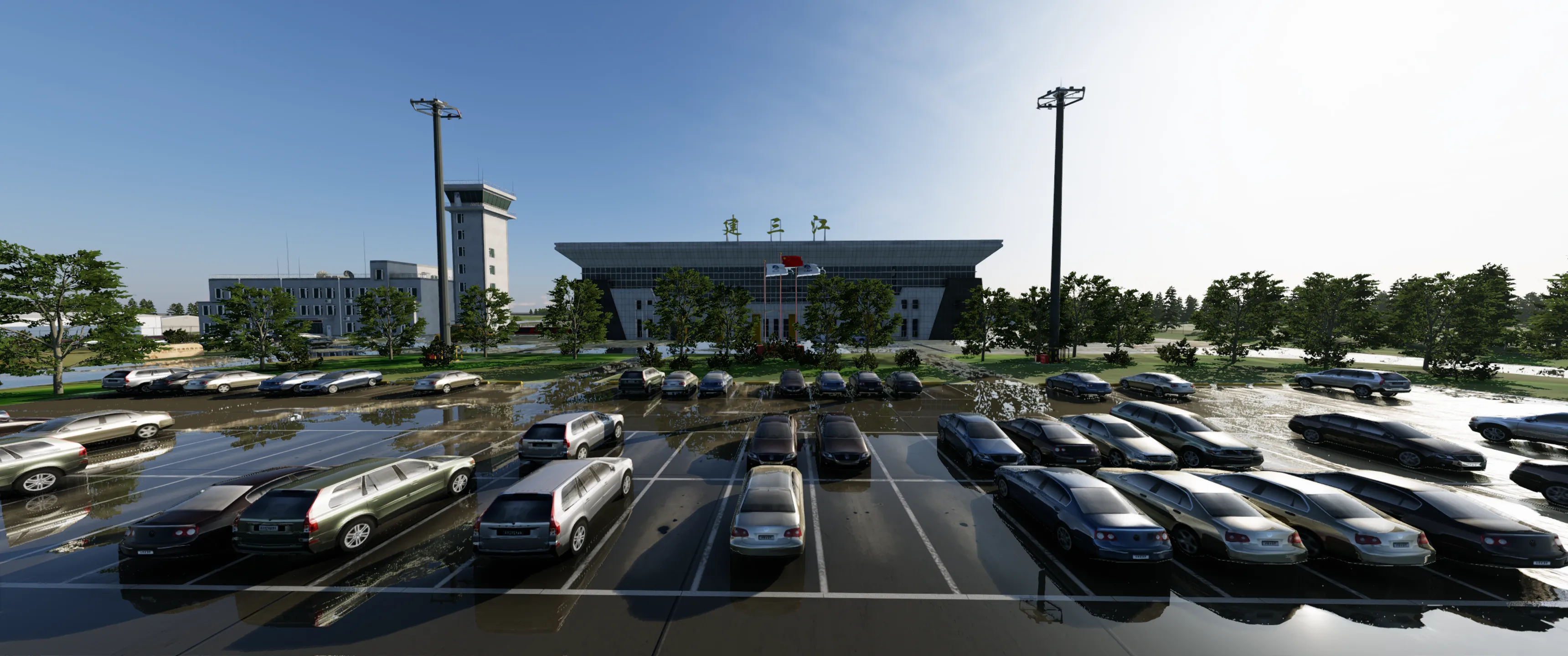 Аэропорт ZYJS ( Цзяньсаньцзян, КНР )