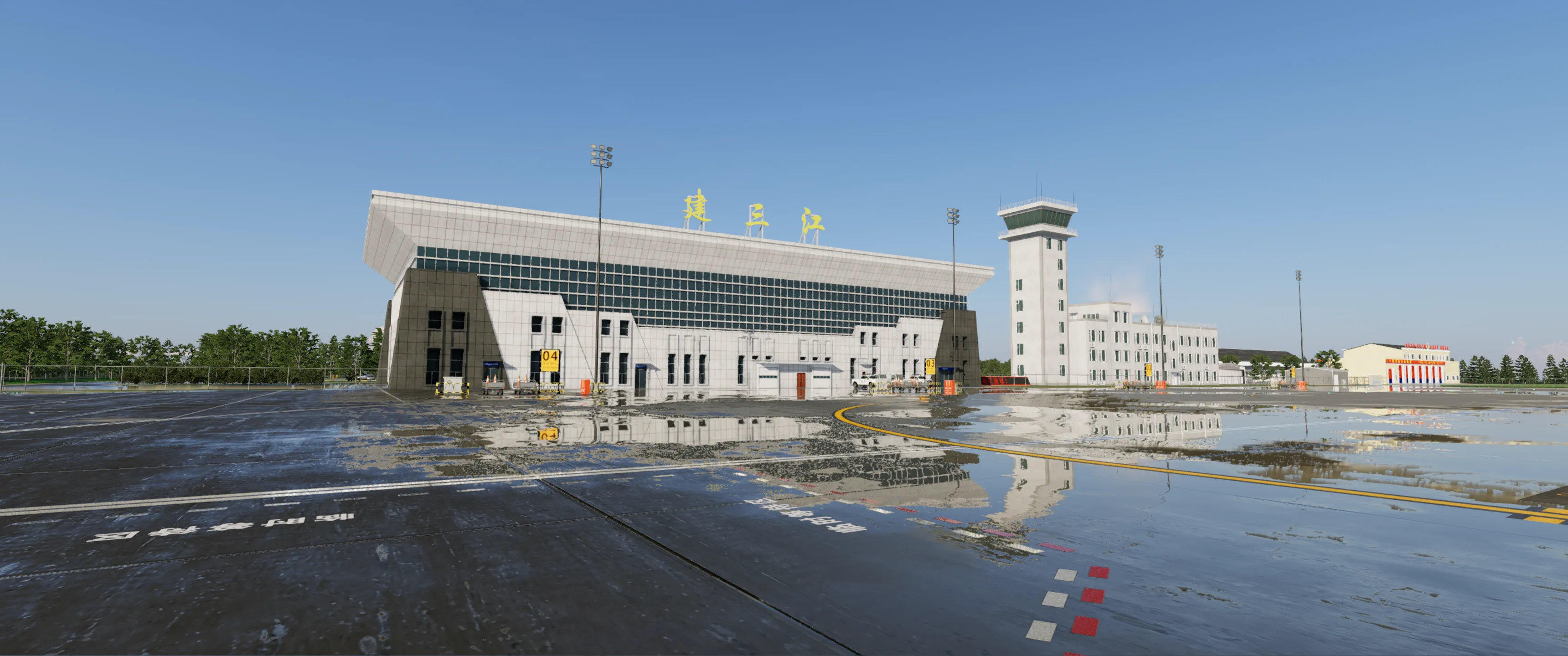 Аэропорт ZYJS ( Цзяньсаньцзян, КНР )