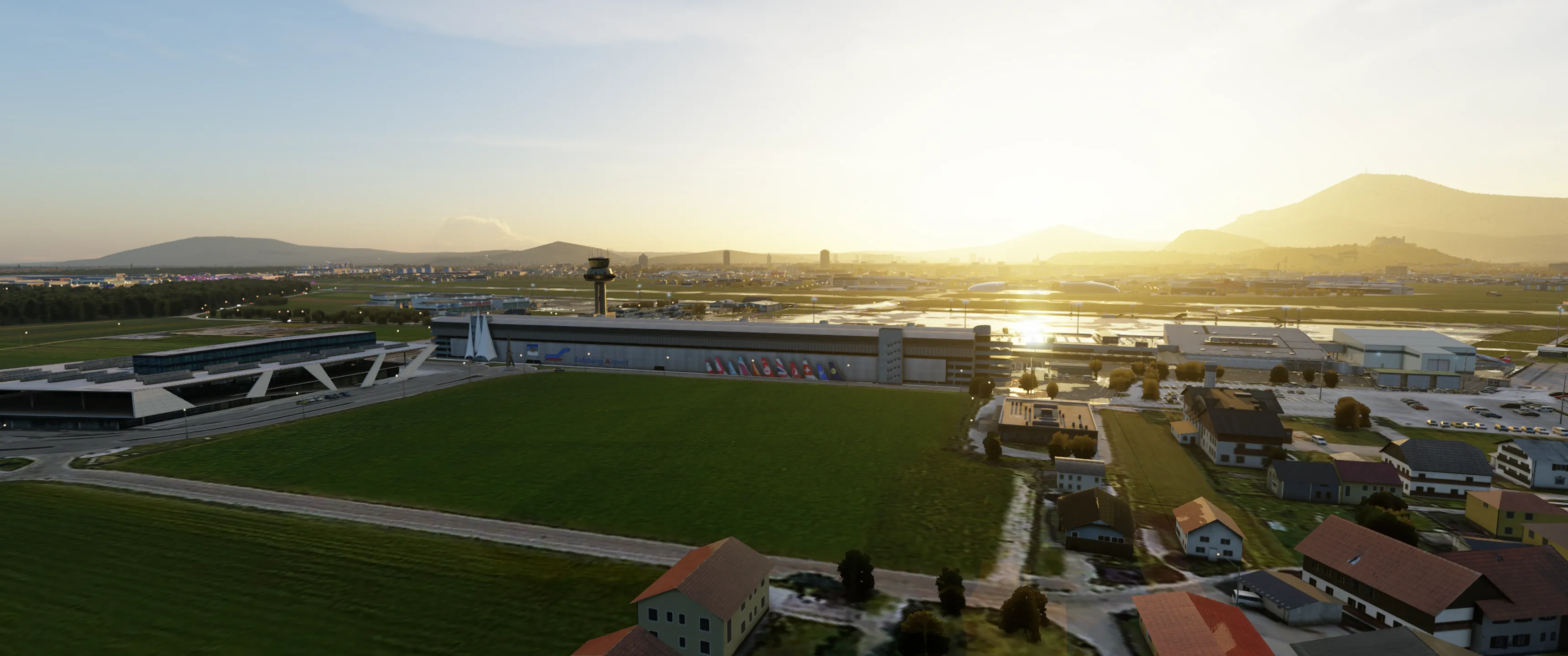 Аэропорт LOWS ( Зальцбург, Австрия ) v2