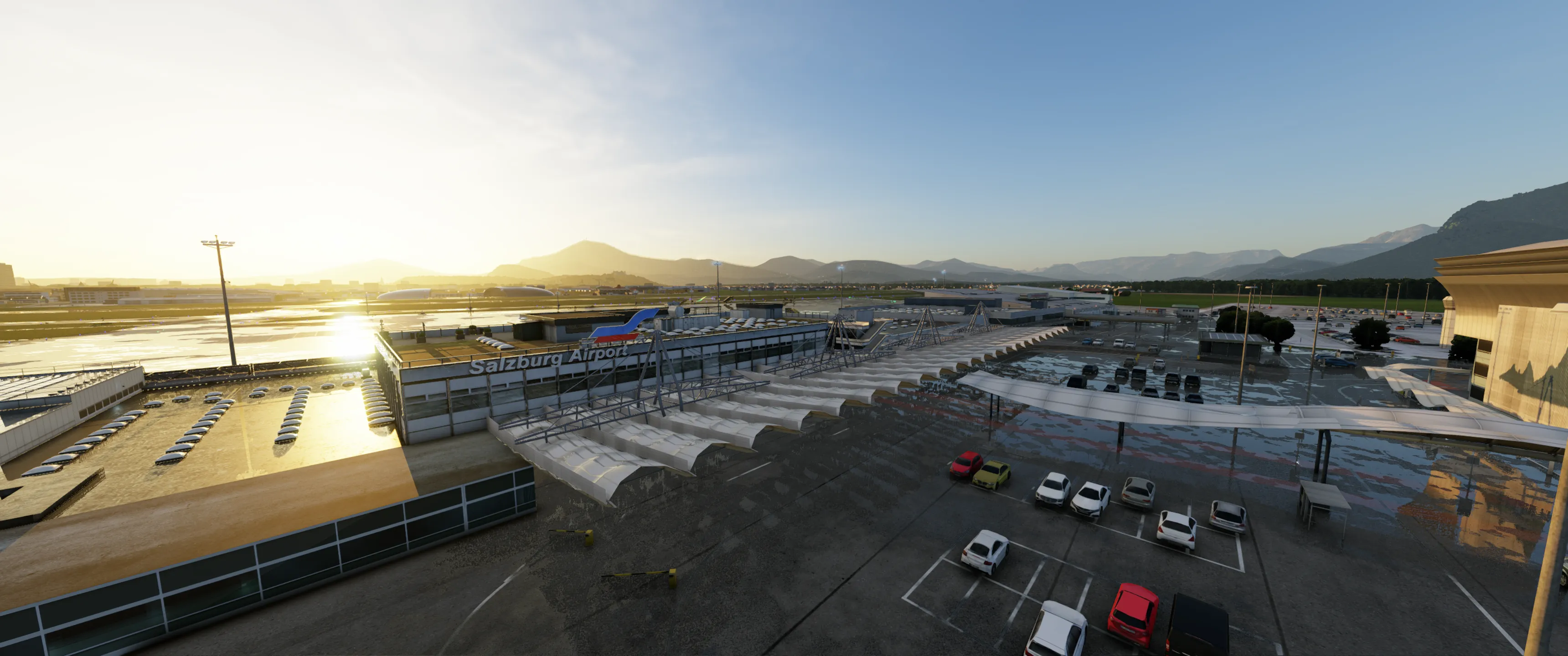 Аэропорт LOWS ( Зальцбург, Австрия ) v2