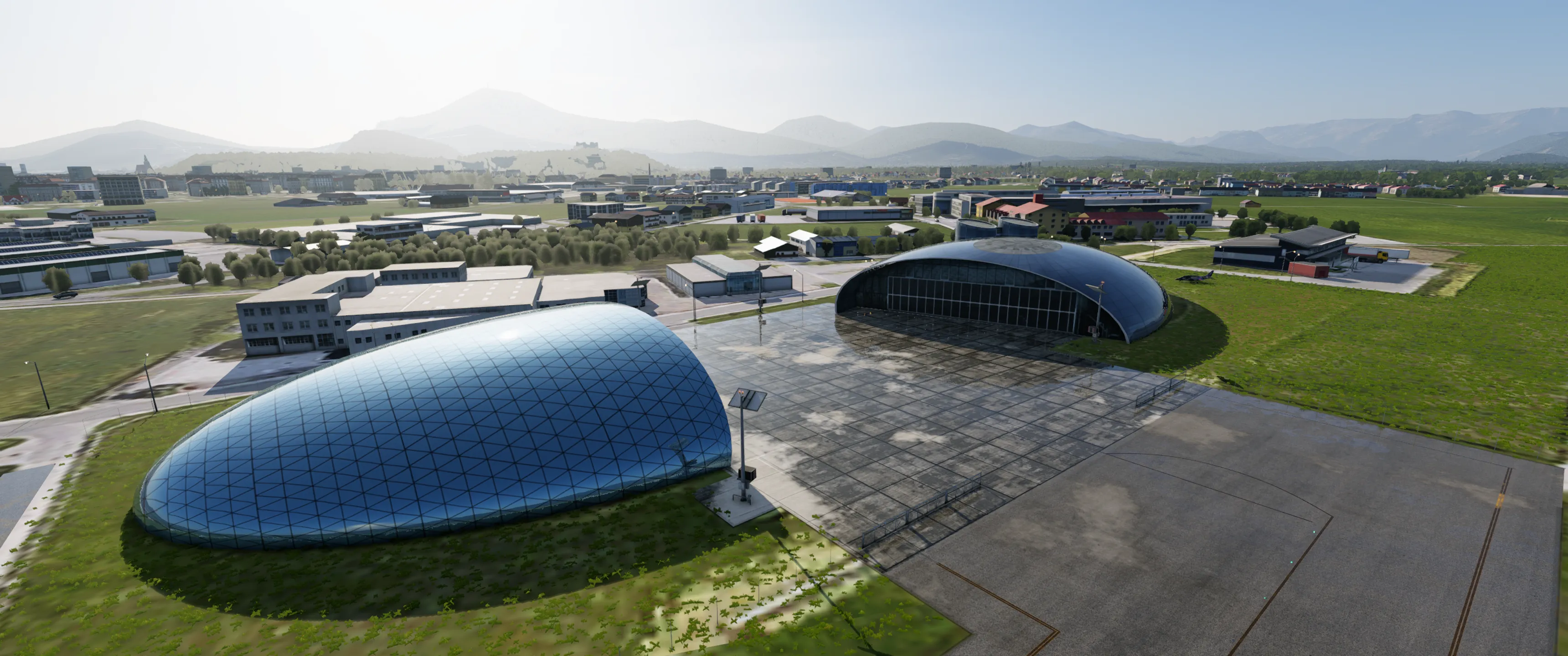 Аэропорт LOWS ( Зальцбург, Австрия ) v2