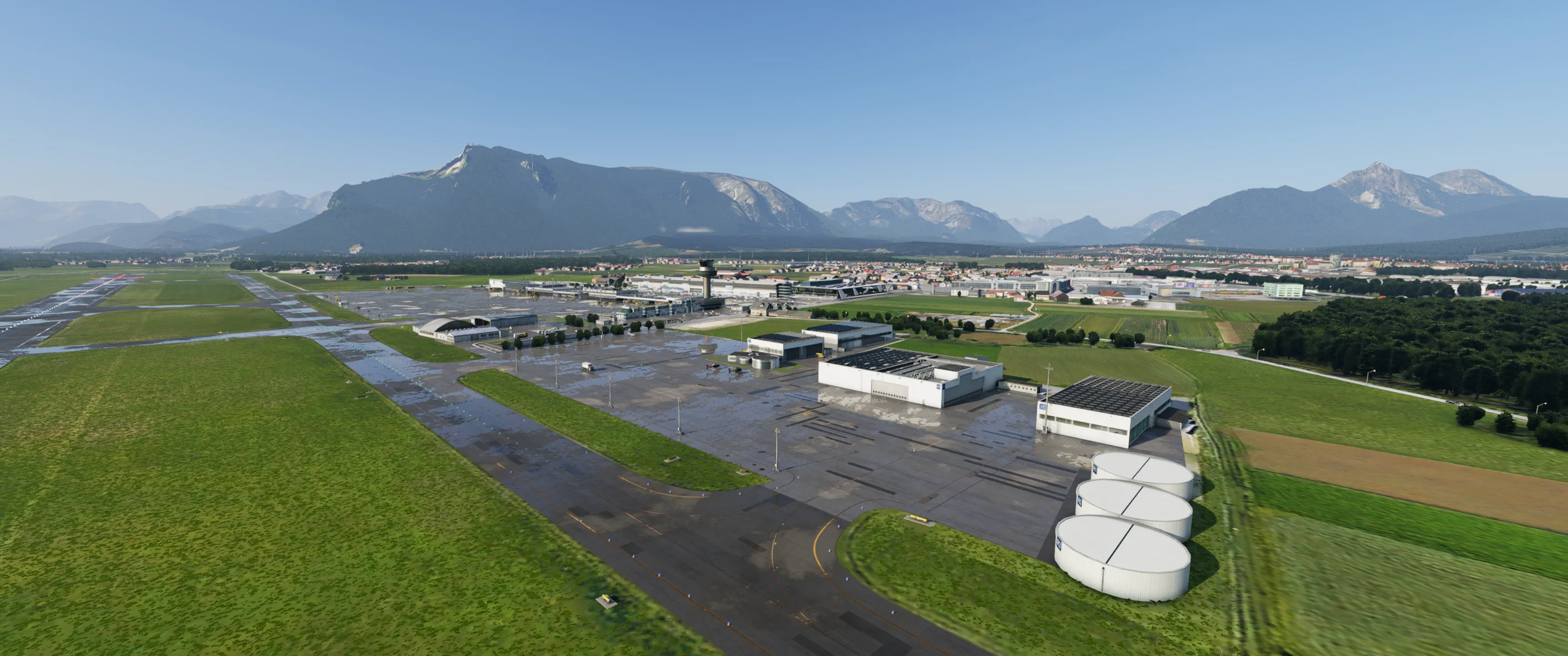 Аэропорт LOWS ( Зальцбург, Австрия ) v2