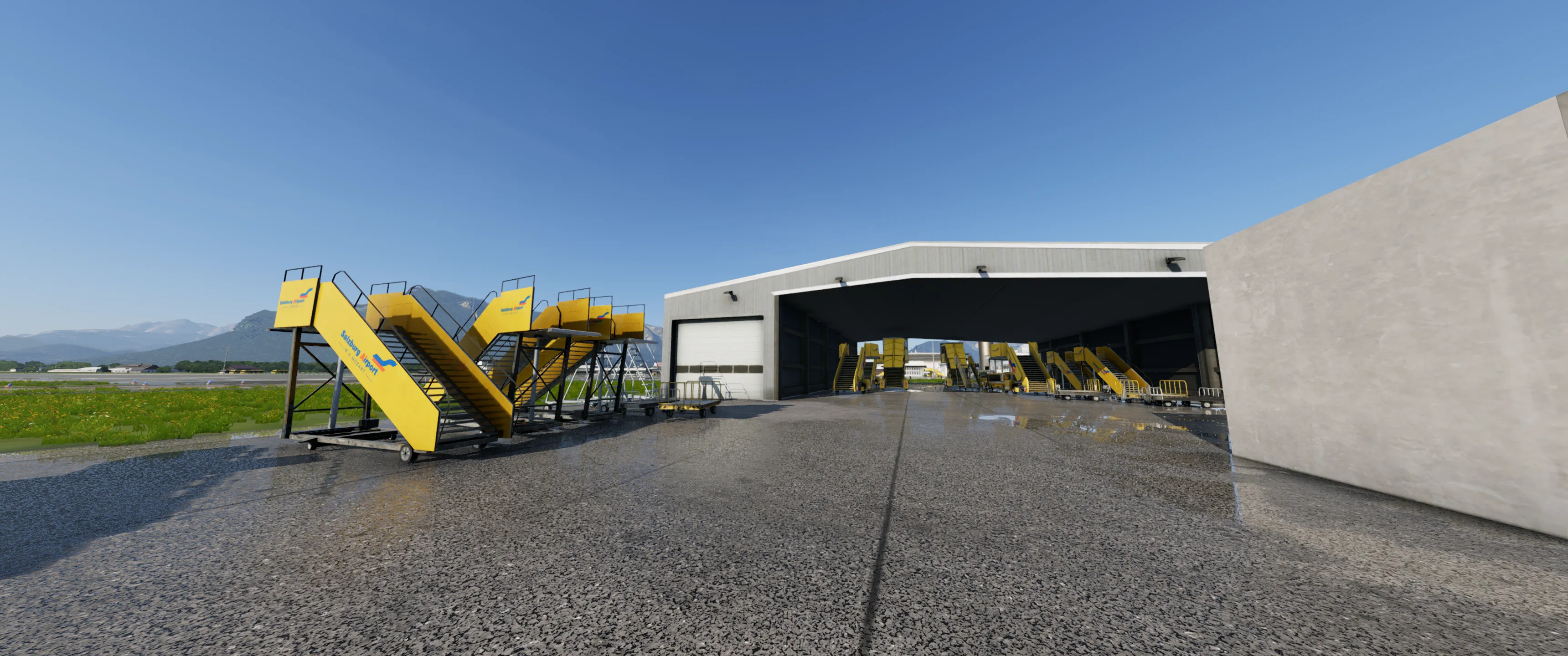 Аэропорт LOWS ( Зальцбург, Австрия ) v2