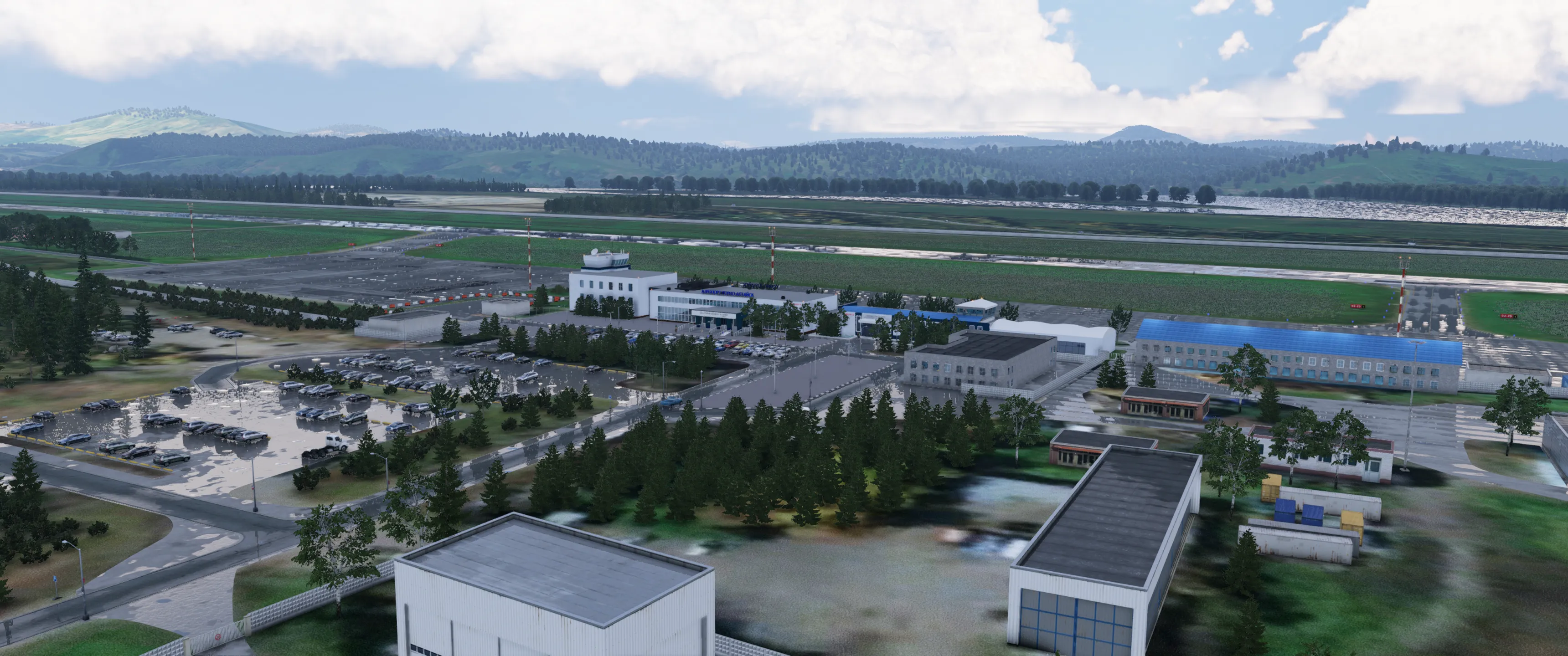 Аэропорт UNBG ( Горно-Алтайск, Россия )