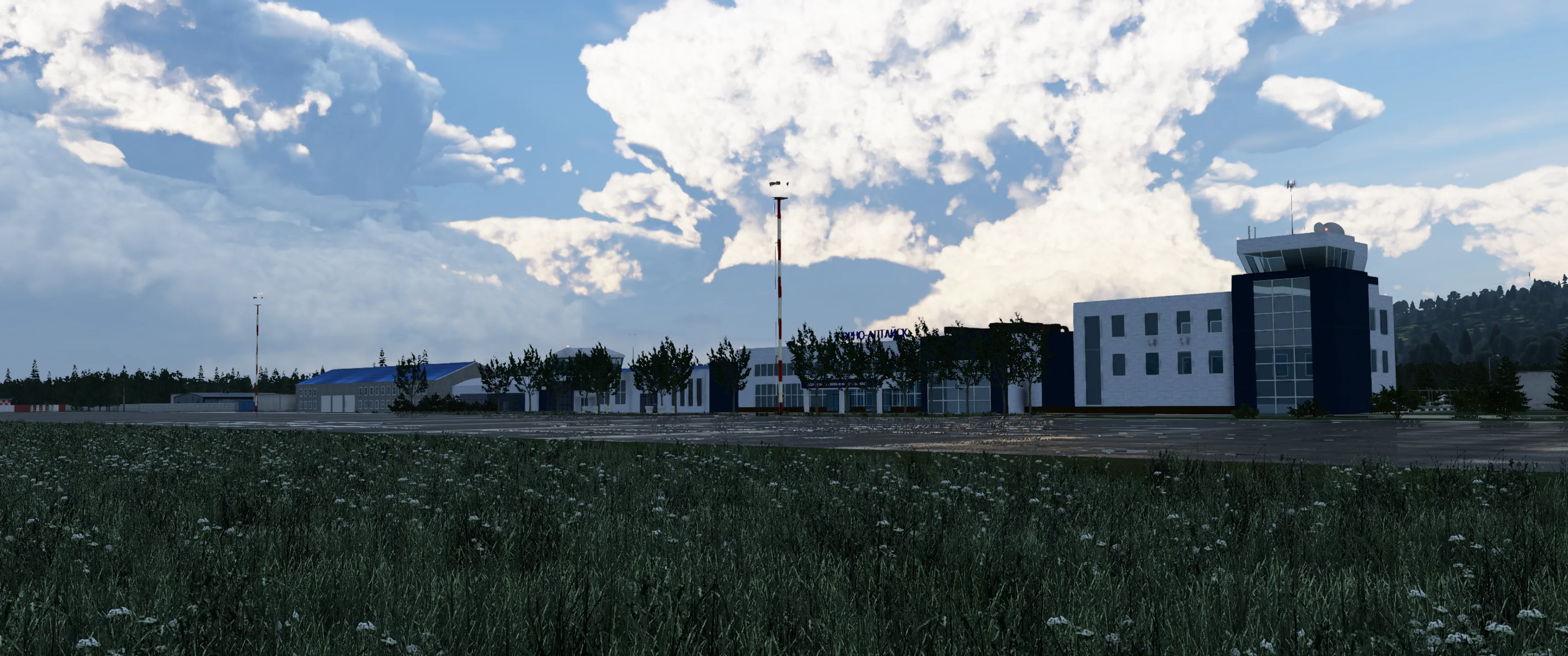 Аэропорт UNBG ( Горно-Алтайск, Россия )