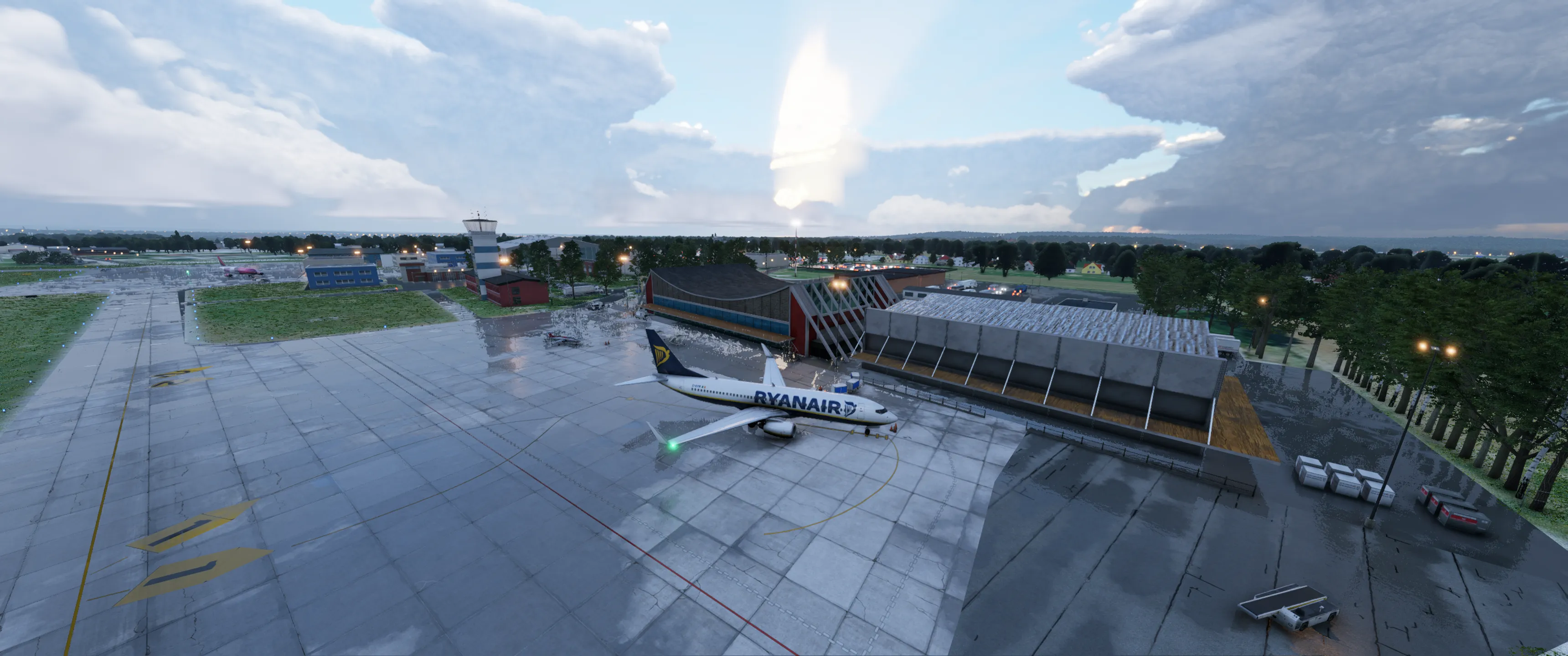 Аэропорт EDJA ( Мемминген, Германия )