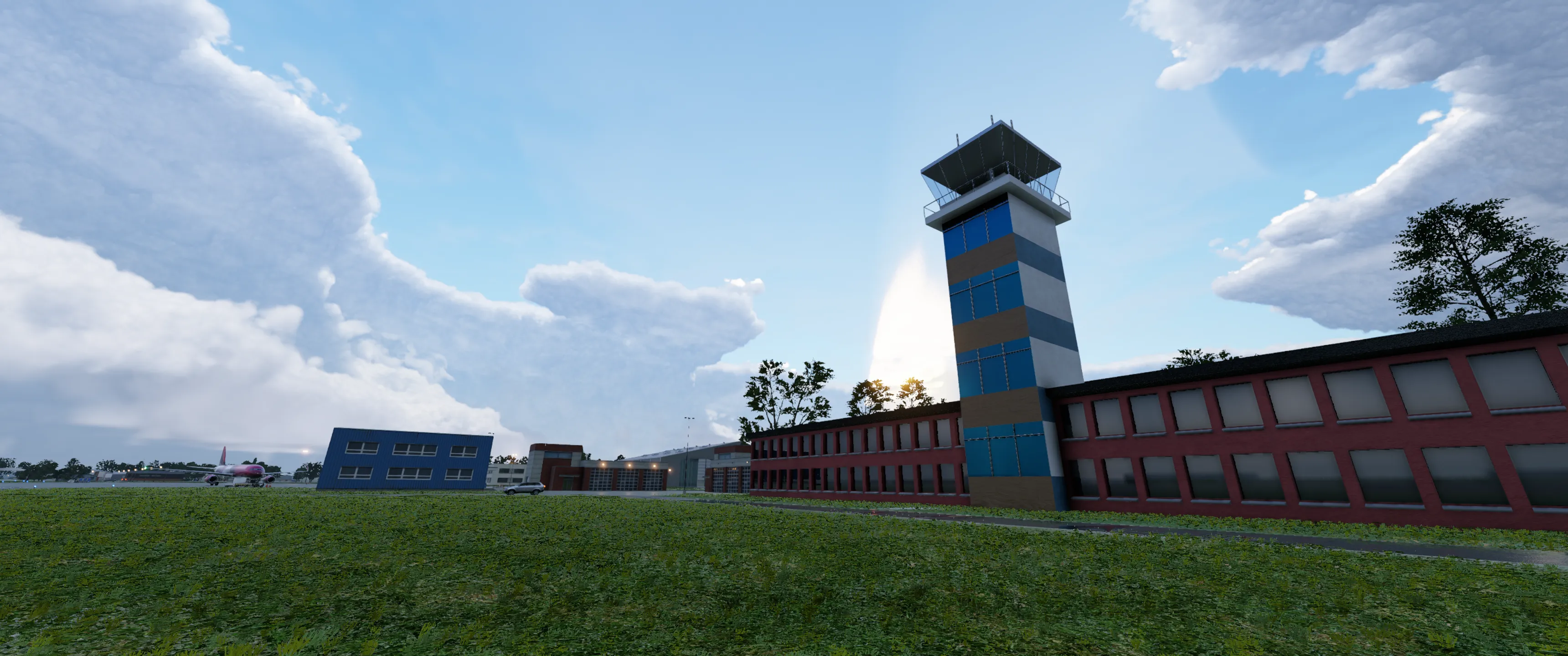 Аэропорт EDJA ( Мемминген, Германия )