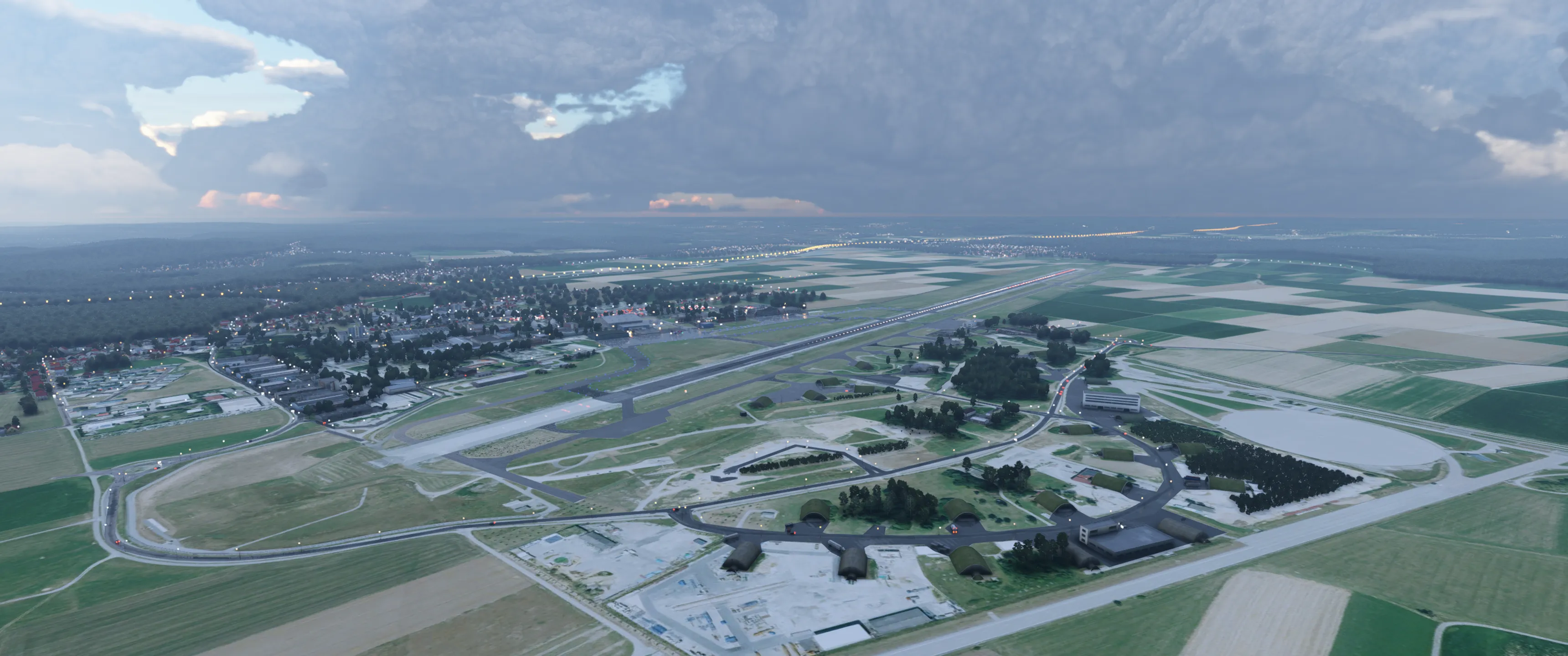 Аэропорт EDJA ( Мемминген, Германия )