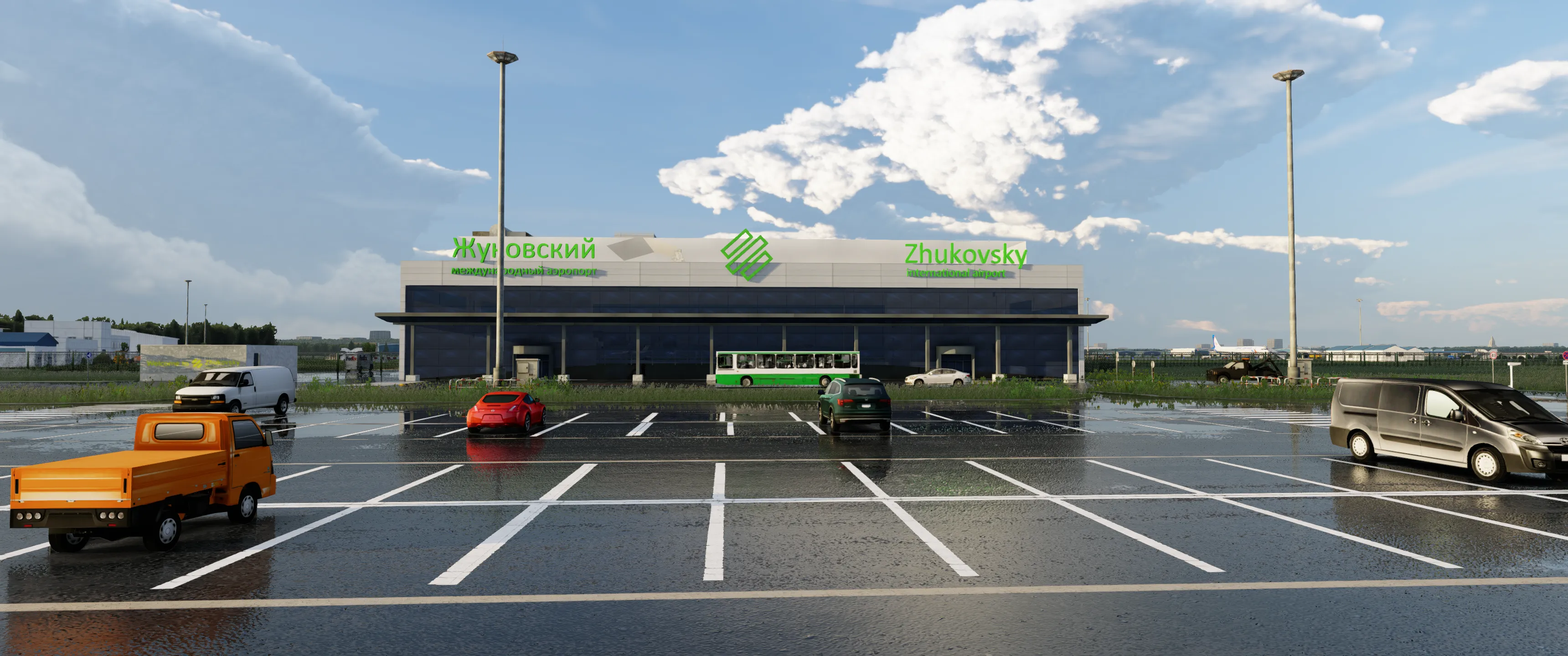 Аэропорт UUBW «Жуковский» ( Москва, Россия )