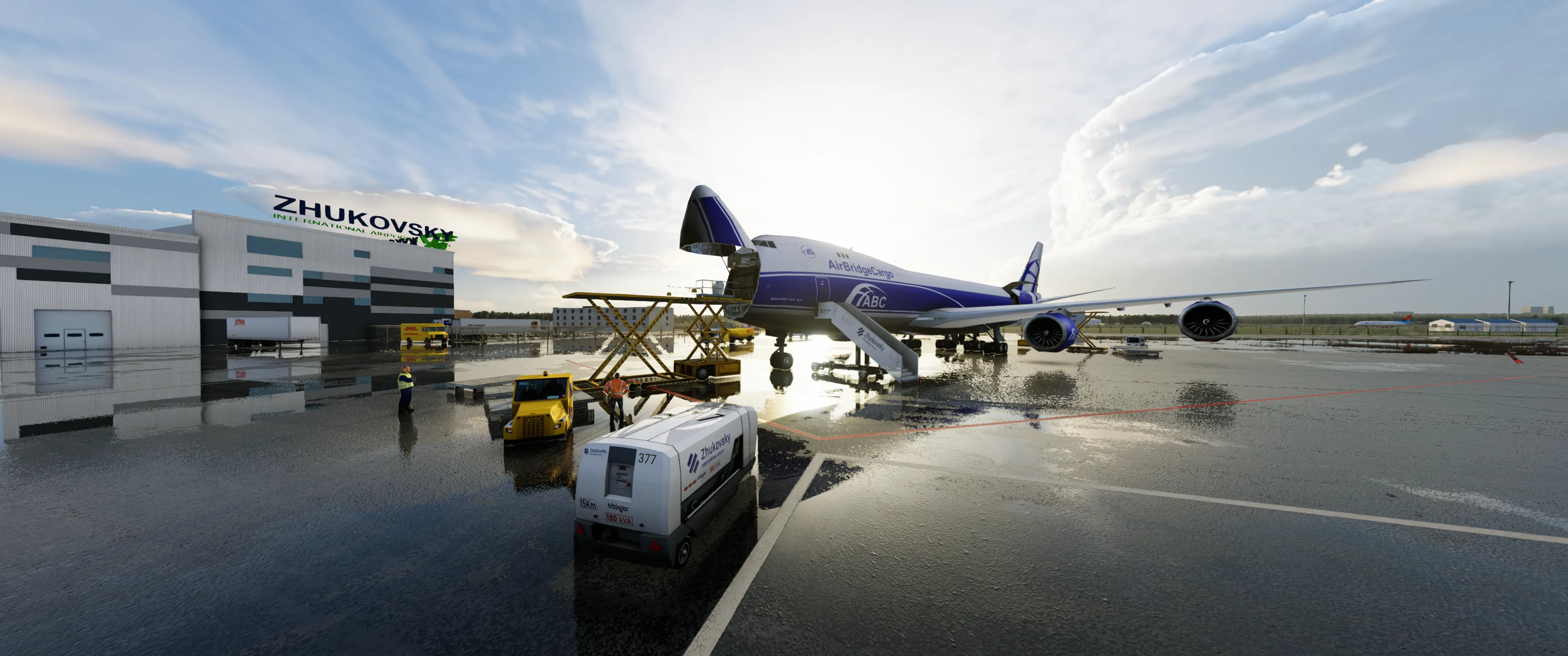 Аэропорт UUBW «Жуковский» ( Москва, Россия )