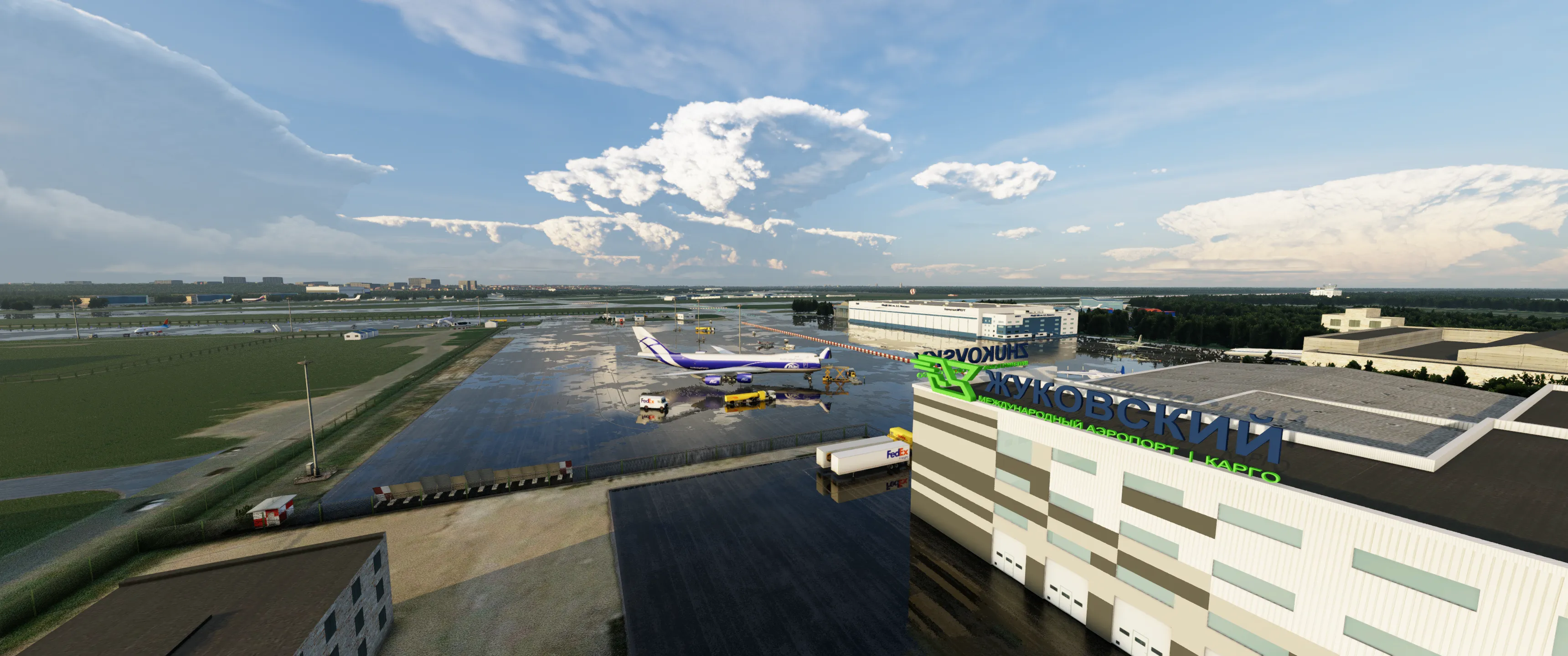 Аэропорт UUBW «Жуковский» ( Москва, Россия )