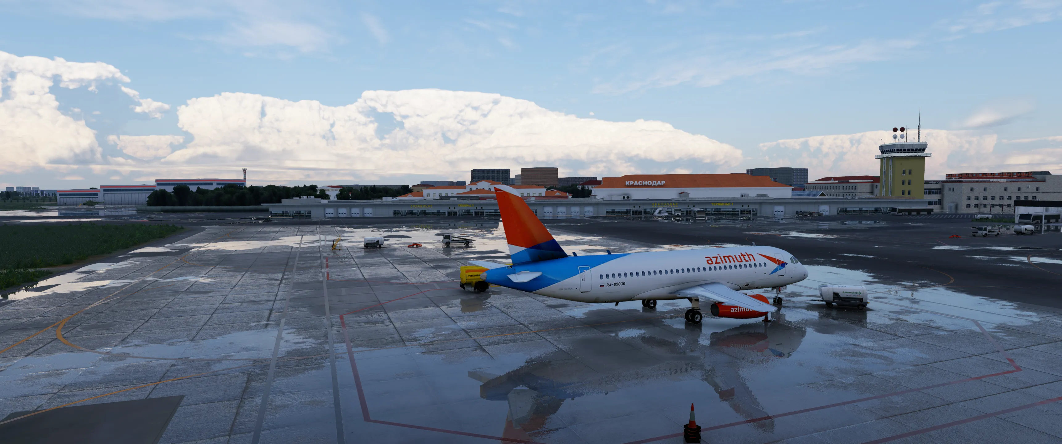 Аэропорт URKK ( Краснодар, Россия )