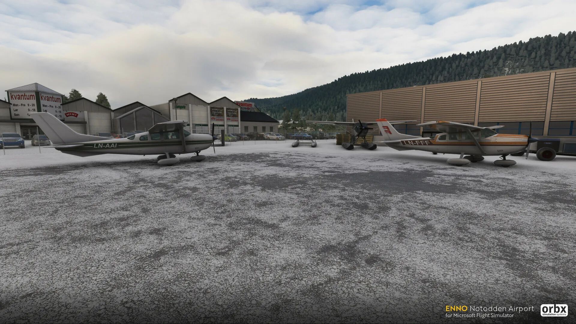 Аэропорт ENNO ( Нотодден, Норвегия )