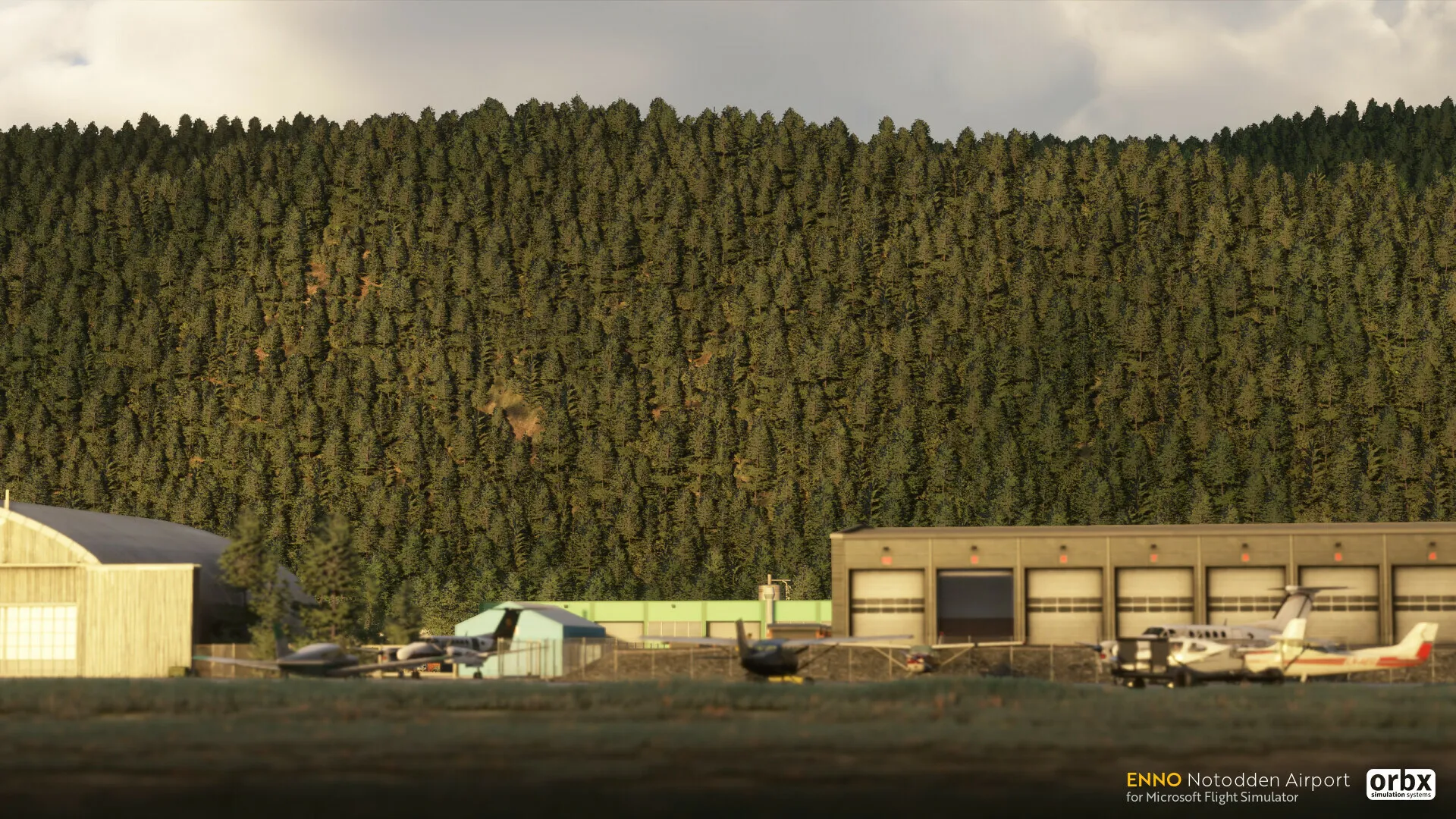 Аэропорт ENNO ( Нотодден, Норвегия )