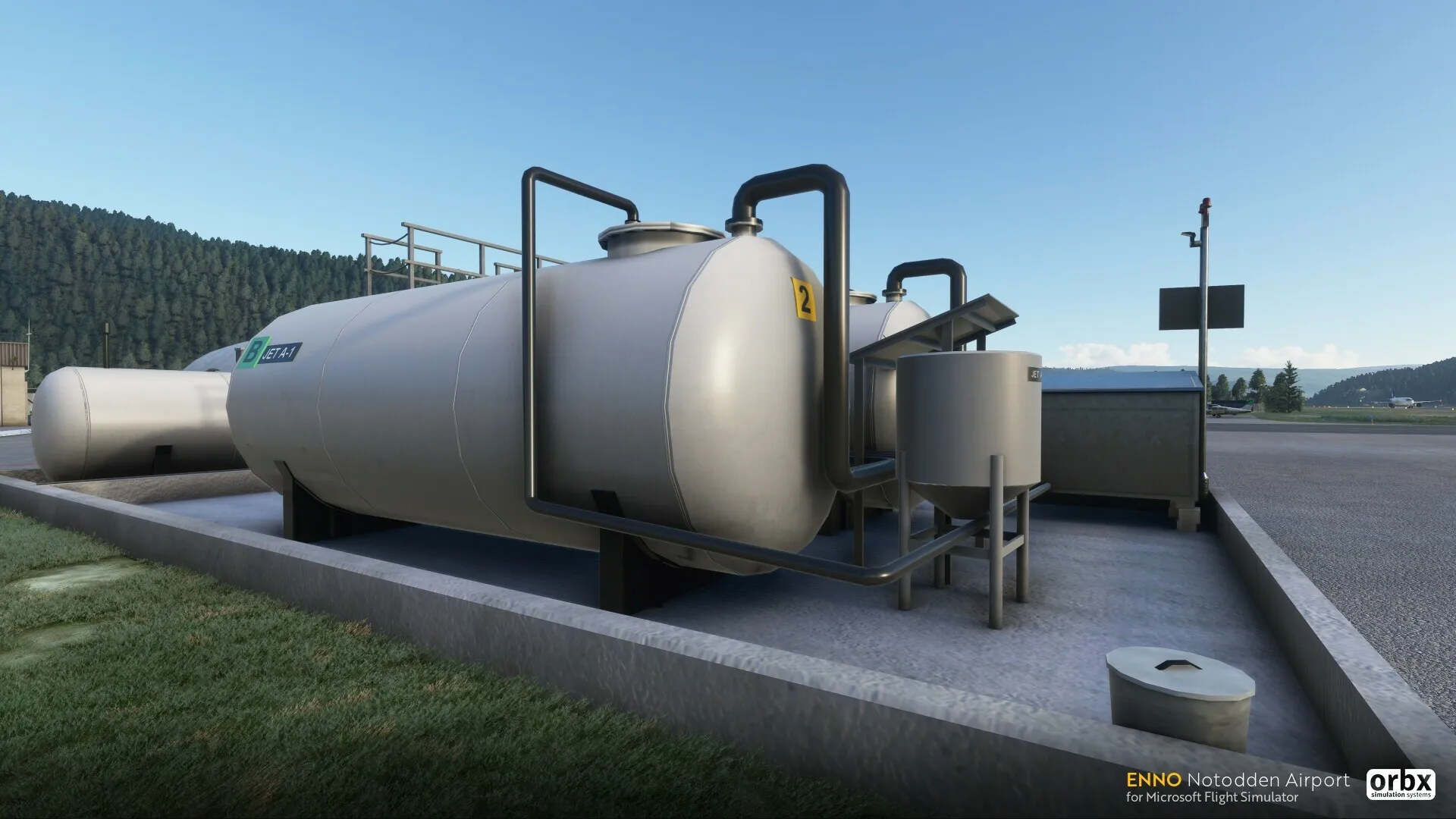 Аэропорт ENNO ( Нотодден, Норвегия )