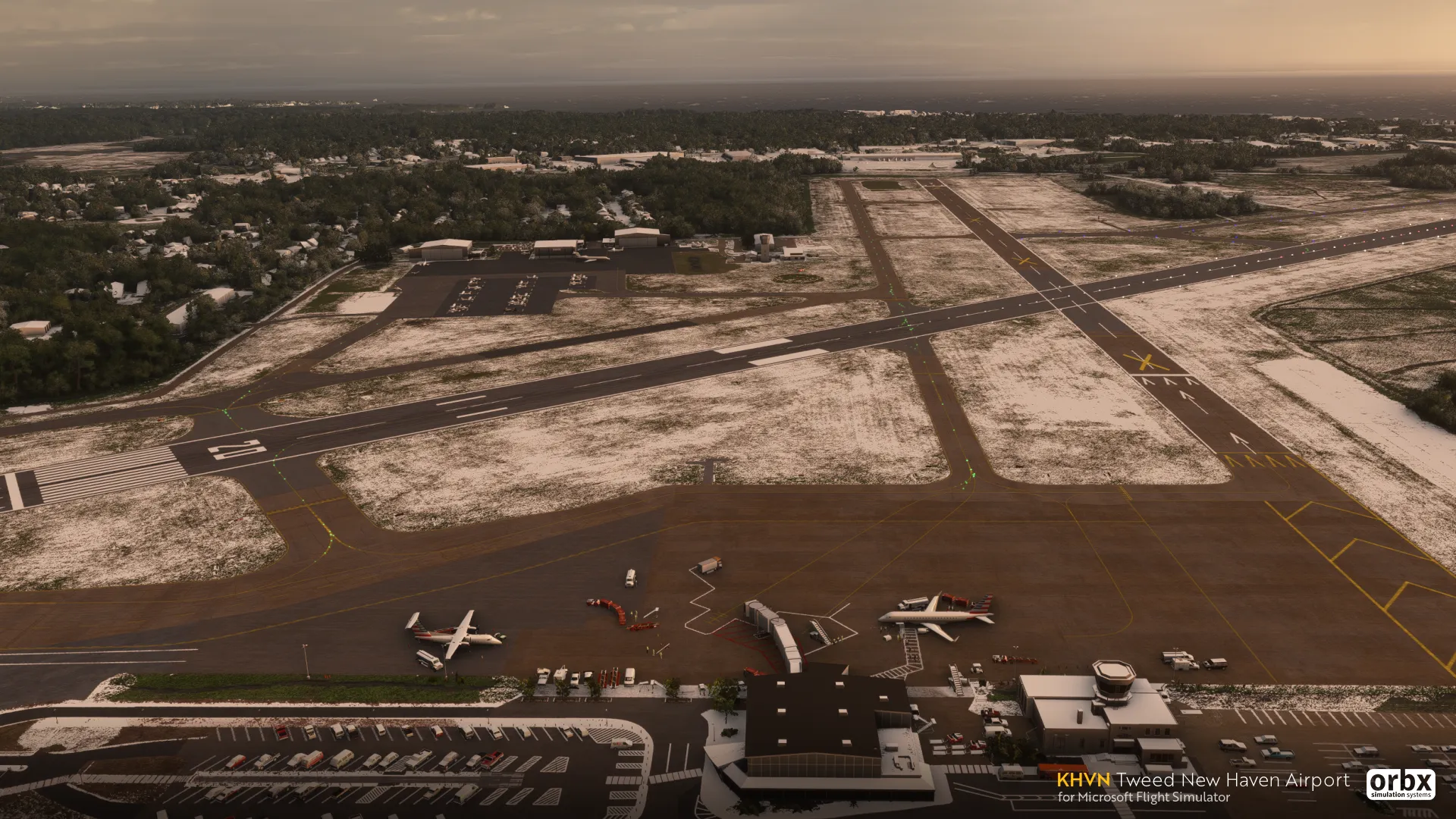 Аэропорт KHVN ( Нью-Хейвен, США )