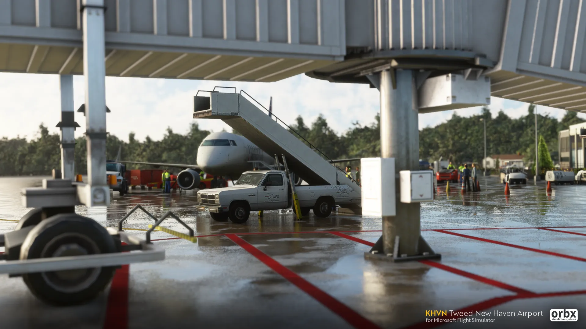 Аэропорт KHVN ( Нью-Хейвен, США )