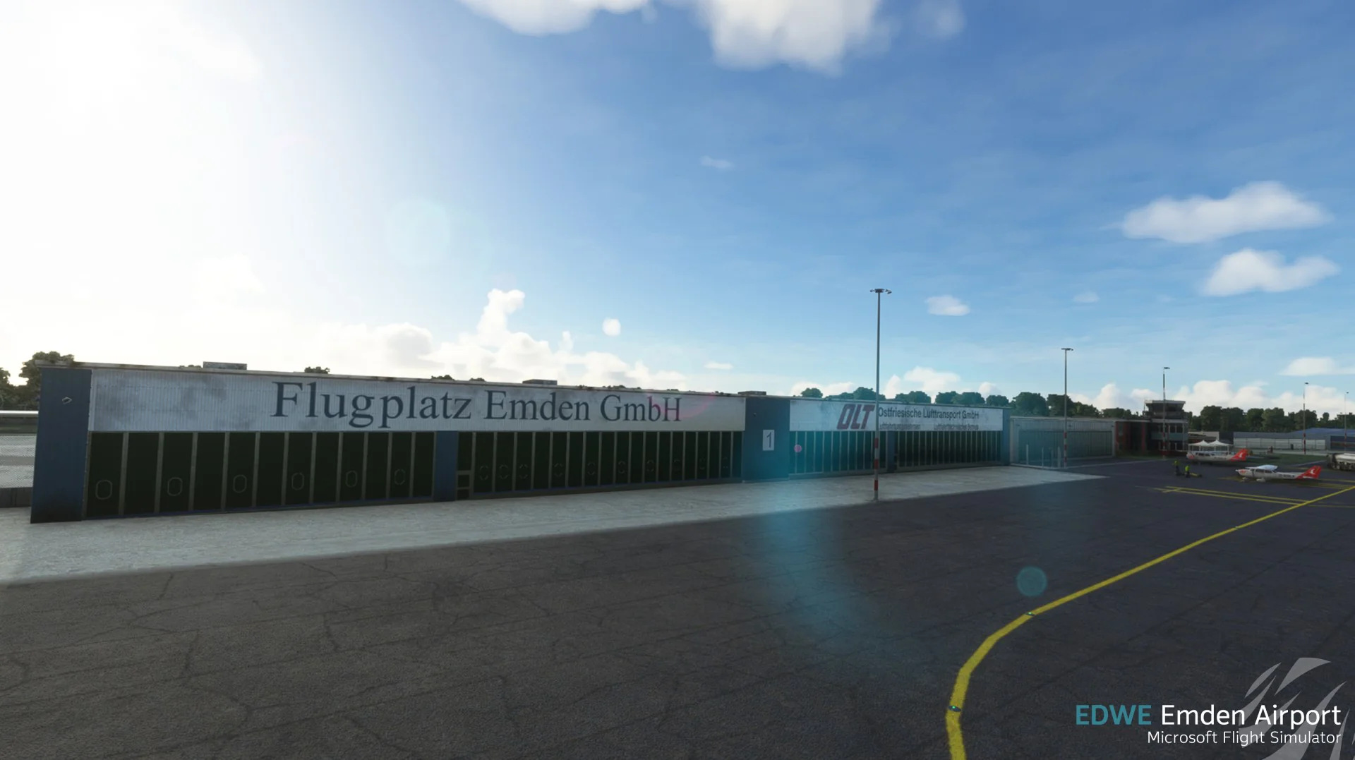 Аэропорт EDWE ( Эмден, Германия )
