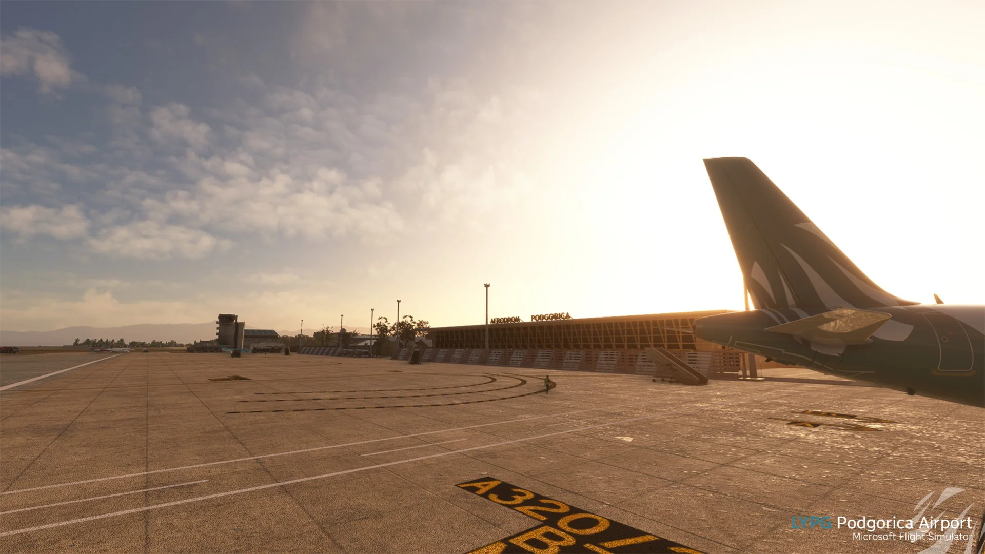 Аэропорт LYPG ( Подгорица, Черногория )