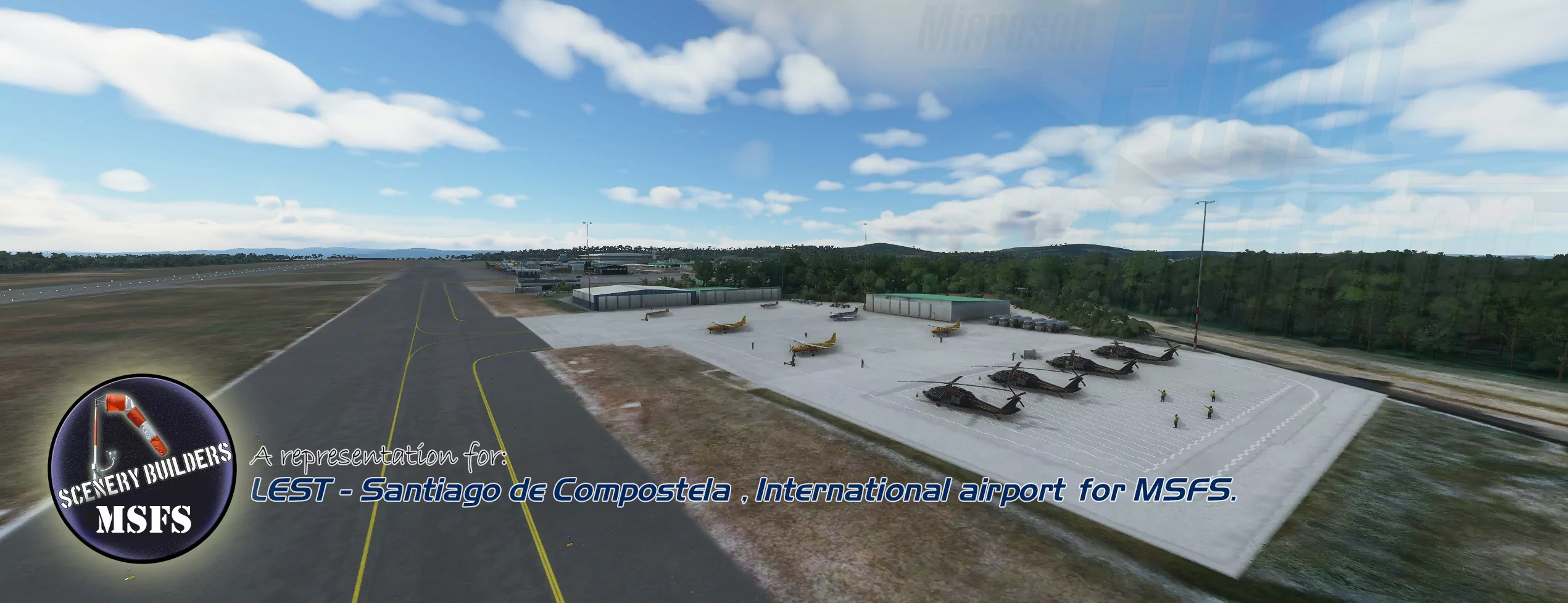 Аэропорт LEST ( Сантьяго-де-Компостела, Испания )