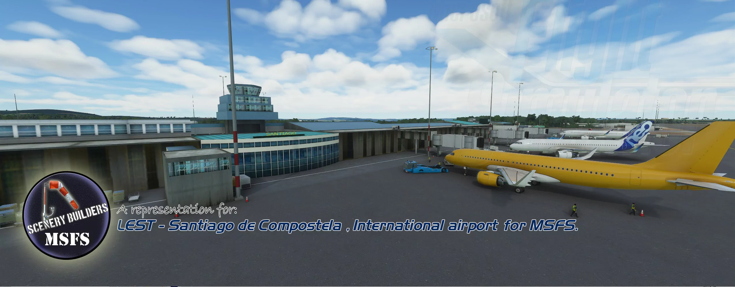 Аэропорт LEST ( Сантьяго-де-Компостела, Испания )