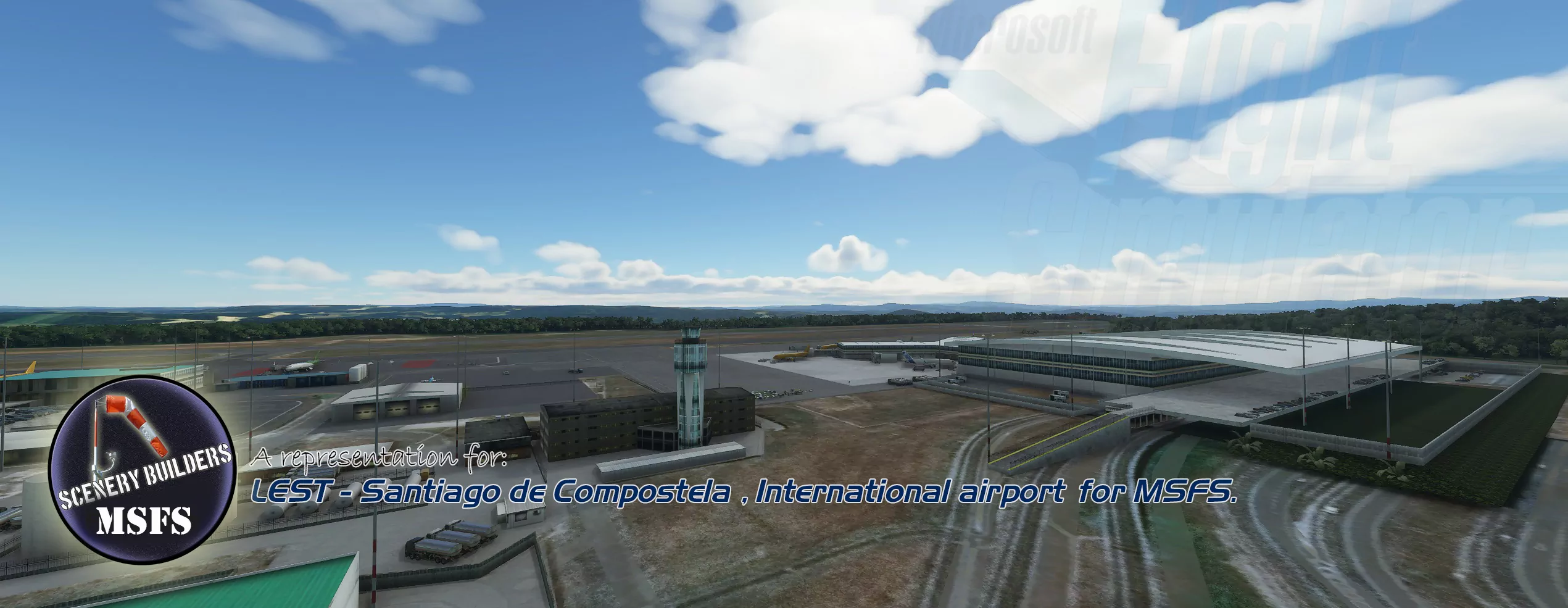 Аэропорт LEST ( Сантьяго-де-Компостела, Испания )