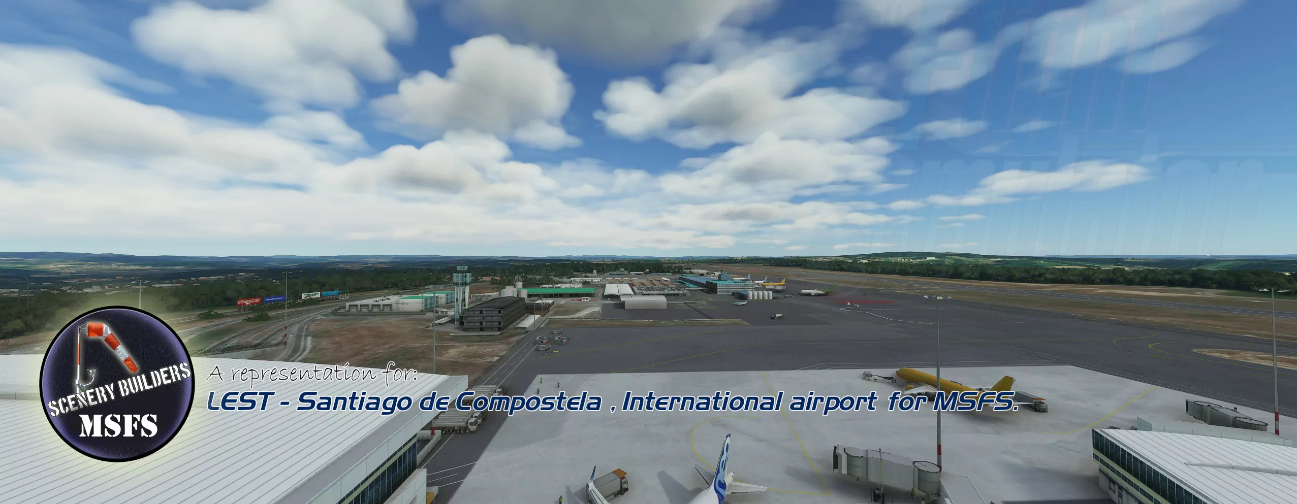 Аэропорт LEST ( Сантьяго-де-Компостела, Испания )
