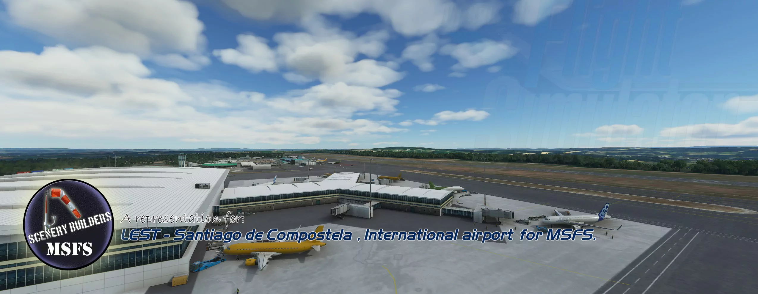 Аэропорт LEST ( Сантьяго-де-Компостела, Испания )