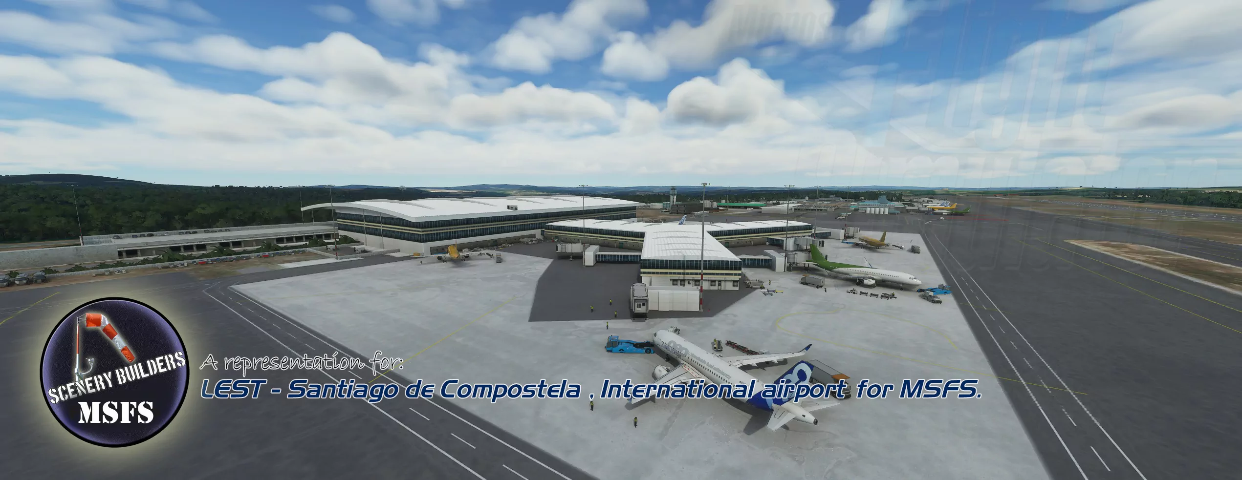 Аэропорт LEST ( Сантьяго-де-Компостела, Испания )