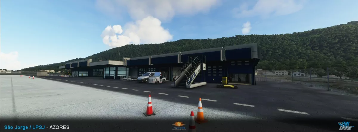 Аэропорт LPSJ ( Сан-Жоржи, Португалия )
