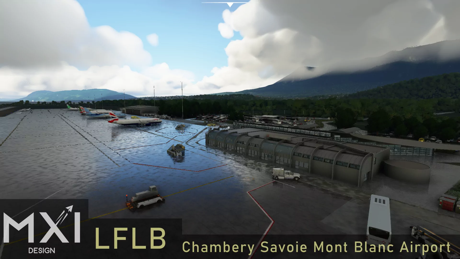 Аэропорт LFLB ( Шамбери, Франция )