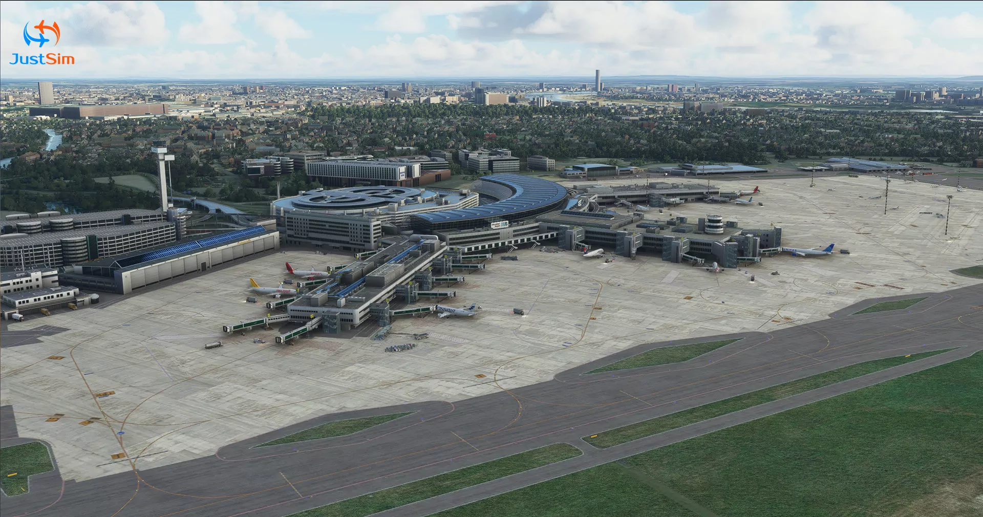 Аэропорт EDDL ( Дюссельдорф, Германия )