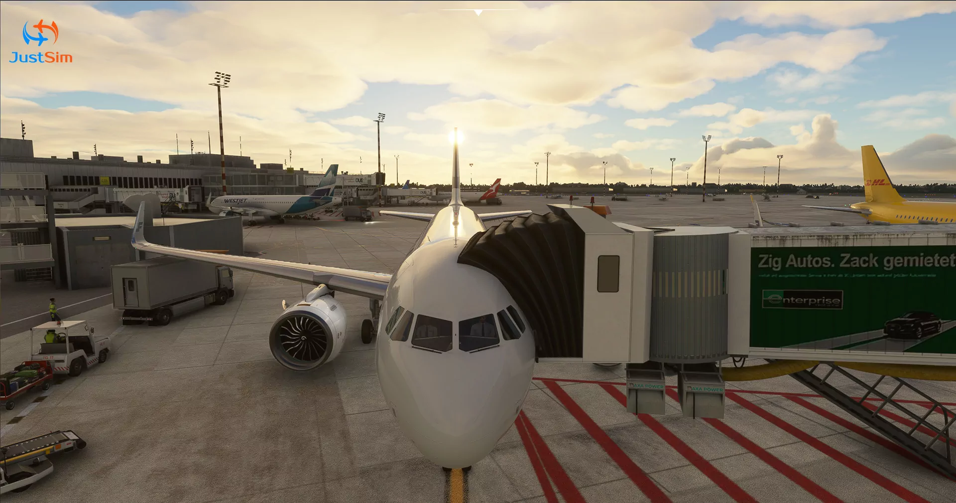 Аэропорт EDDL ( Дюссельдорф, Германия )