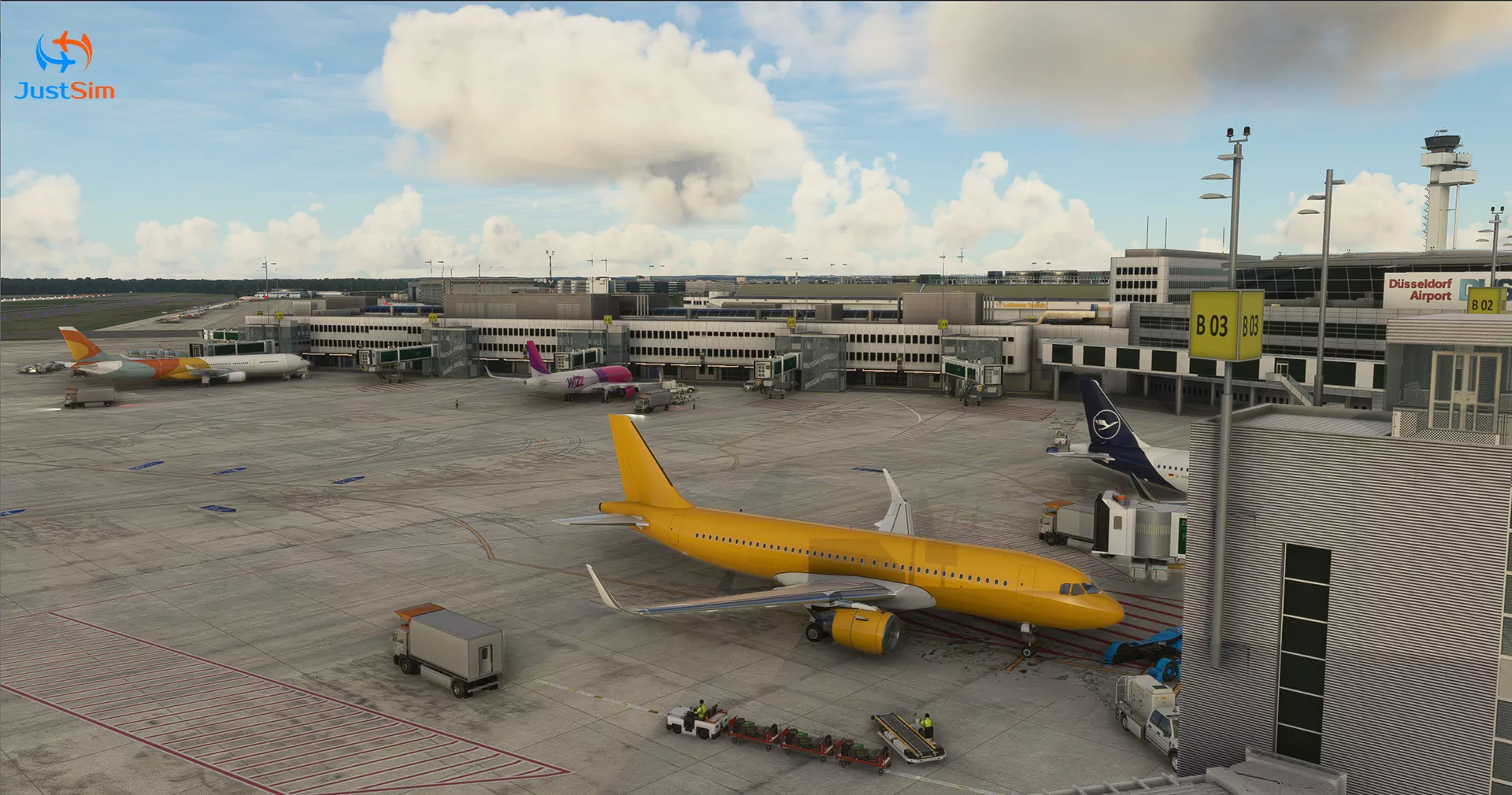 Аэропорт EDDL ( Дюссельдорф, Германия )