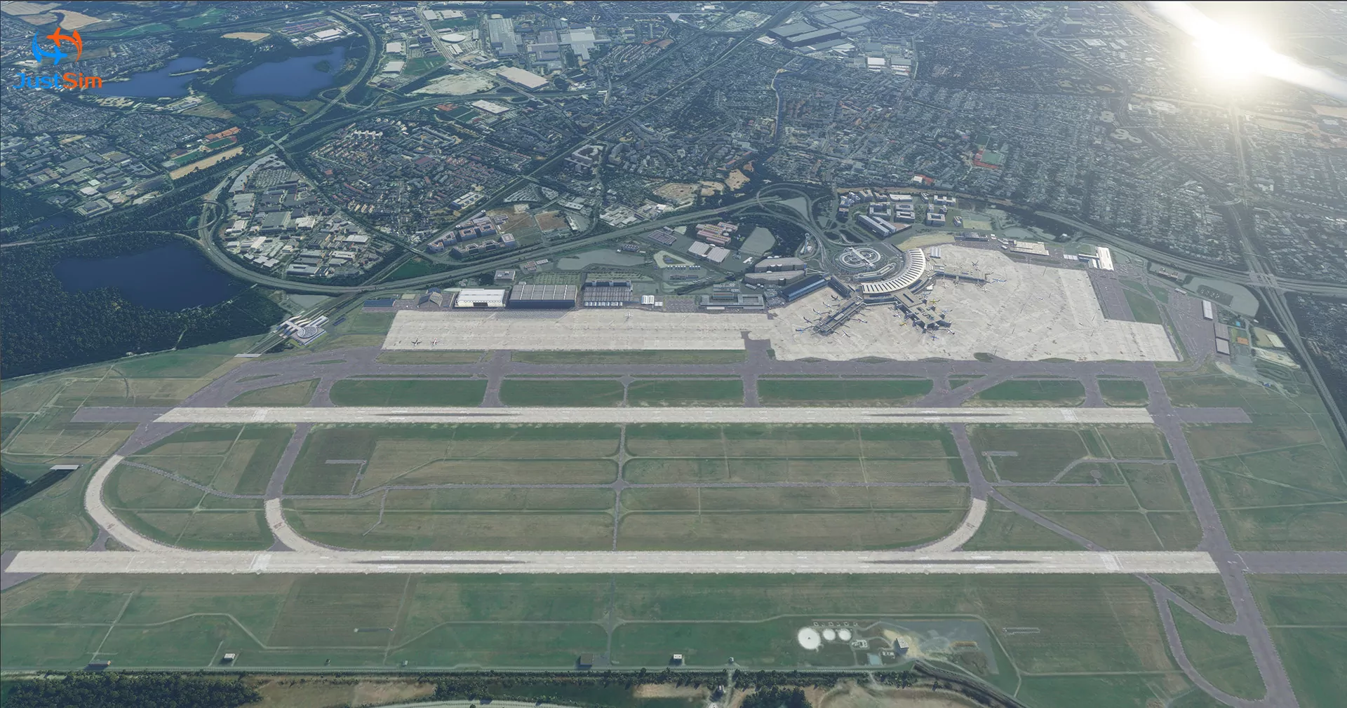 Аэропорт EDDL ( Дюссельдорф, Германия )