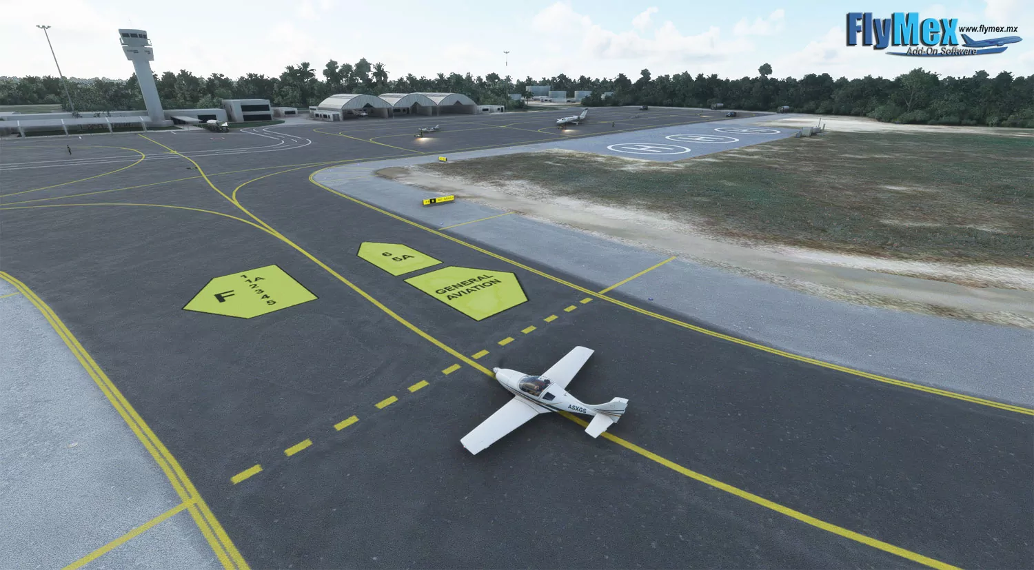 Аэропорт MMCZ ( Косумель, Мексика )