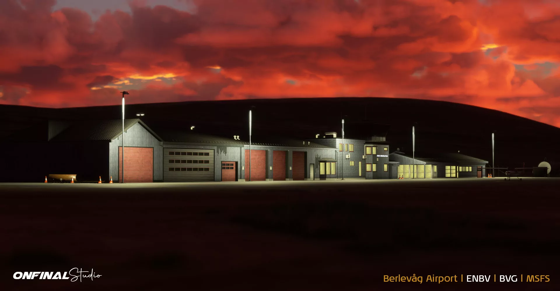 Аэропорт ENBV ( Берлевог, Норвегия )