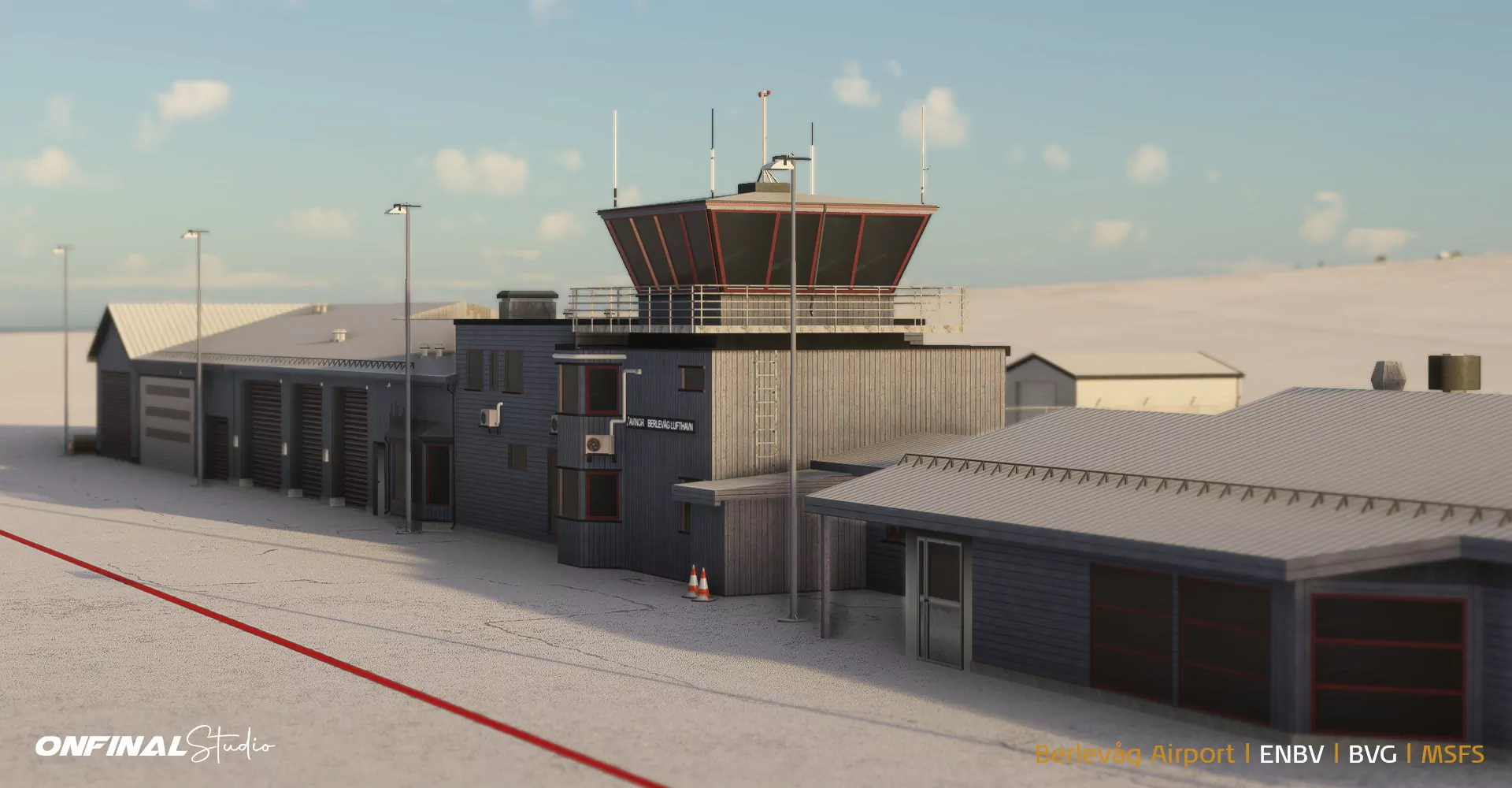 Аэропорт ENBV ( Берлевог, Норвегия )