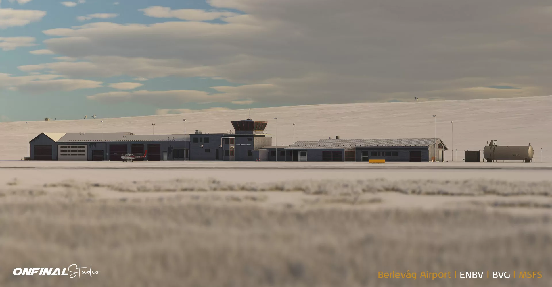 Аэропорт ENBV ( Берлевог, Норвегия )