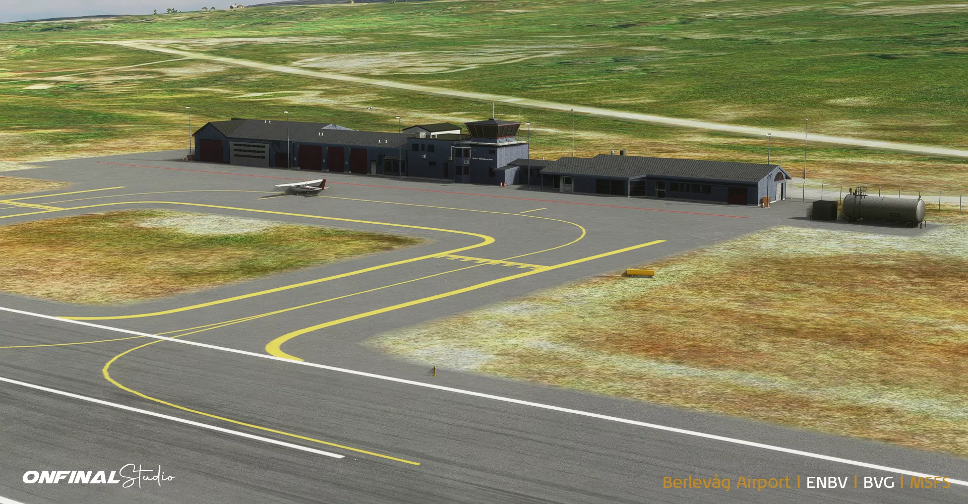 Аэропорт ENBV ( Берлевог, Норвегия )