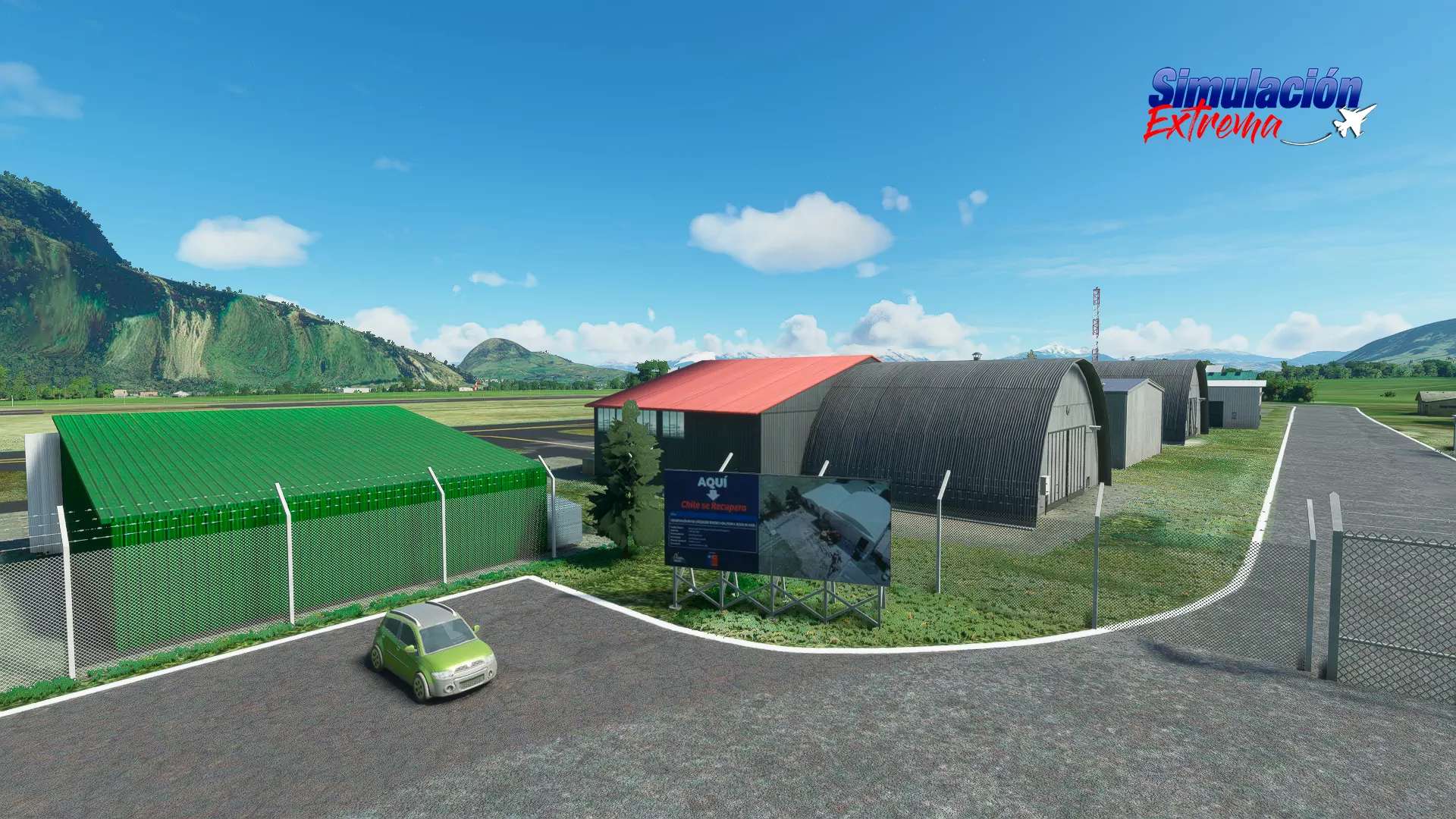 Аэропорт SCCY ( Койайке, Чили )