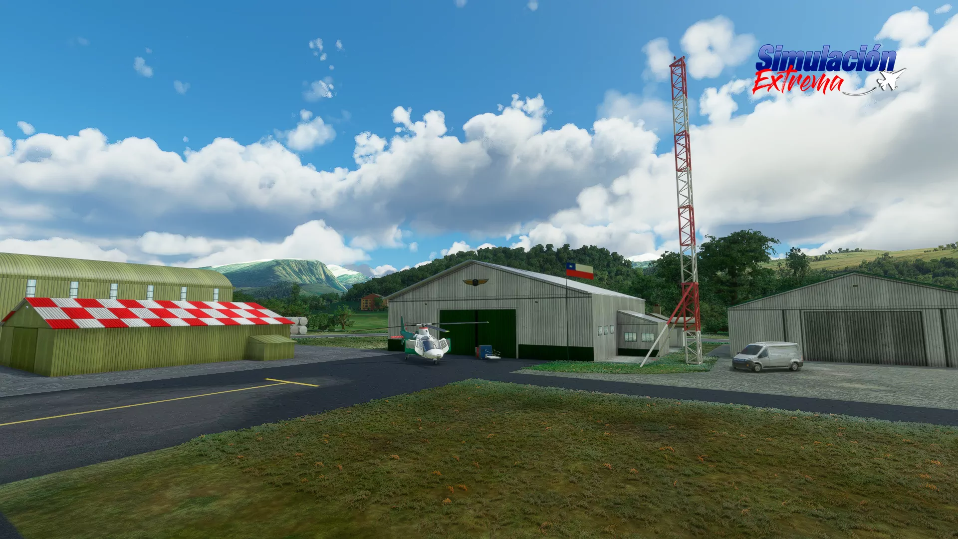 Аэропорт SCCY ( Койайке, Чили )