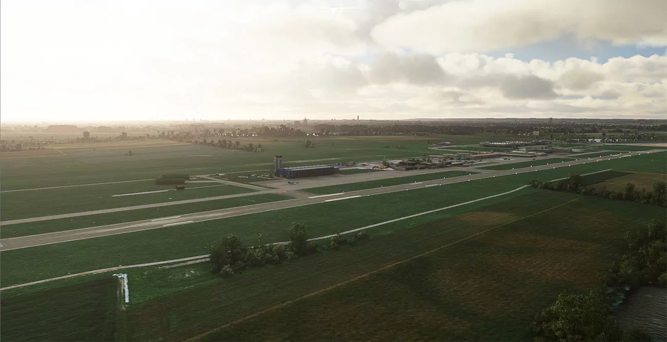 Аэропорт EDMA ( Аугсбург, Германия )