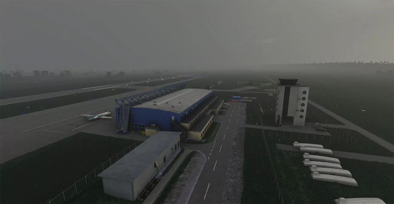 Аэропорт EDMA ( Аугсбург, Германия )