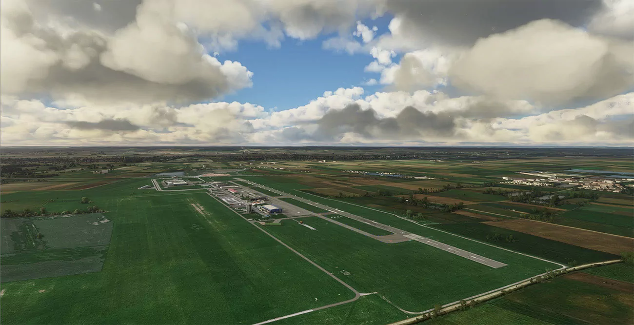 Аэропорт EDMA ( Аугсбург, Германия )